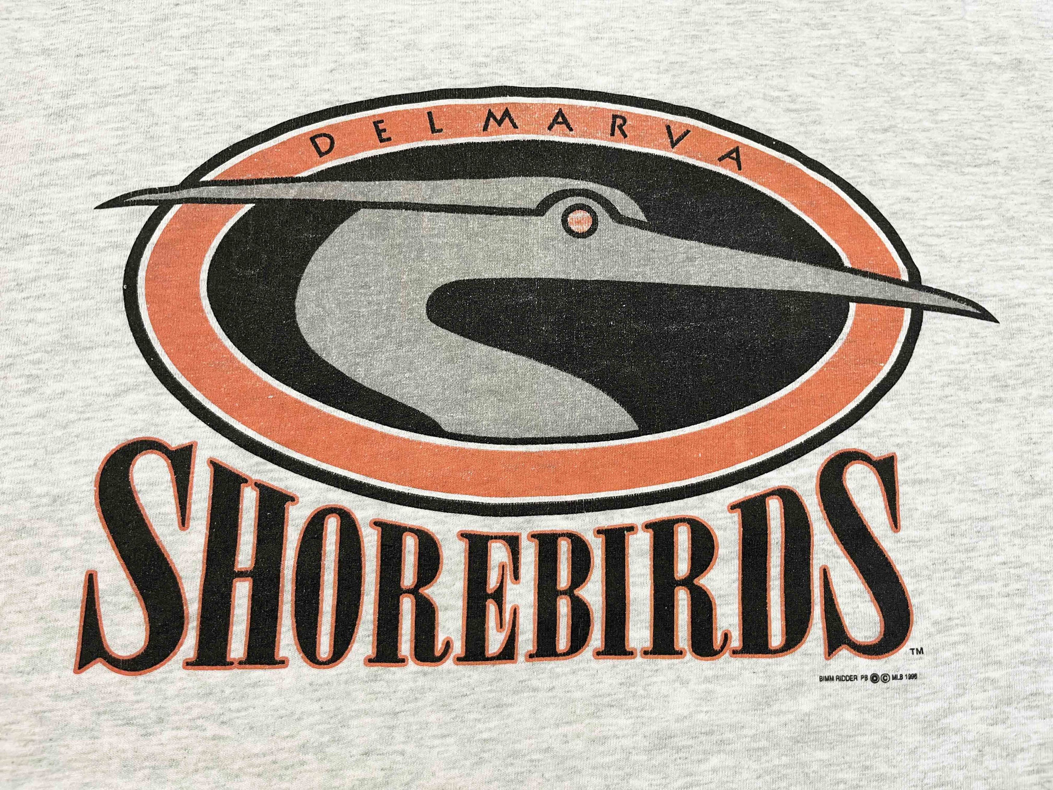 Fruit Of The Loom Vintage 1996 MiLB Delmarva Shorebirds Minor Baseball T-Shirt Size US XL / EU 56 / 4 - 2 Thumbnail