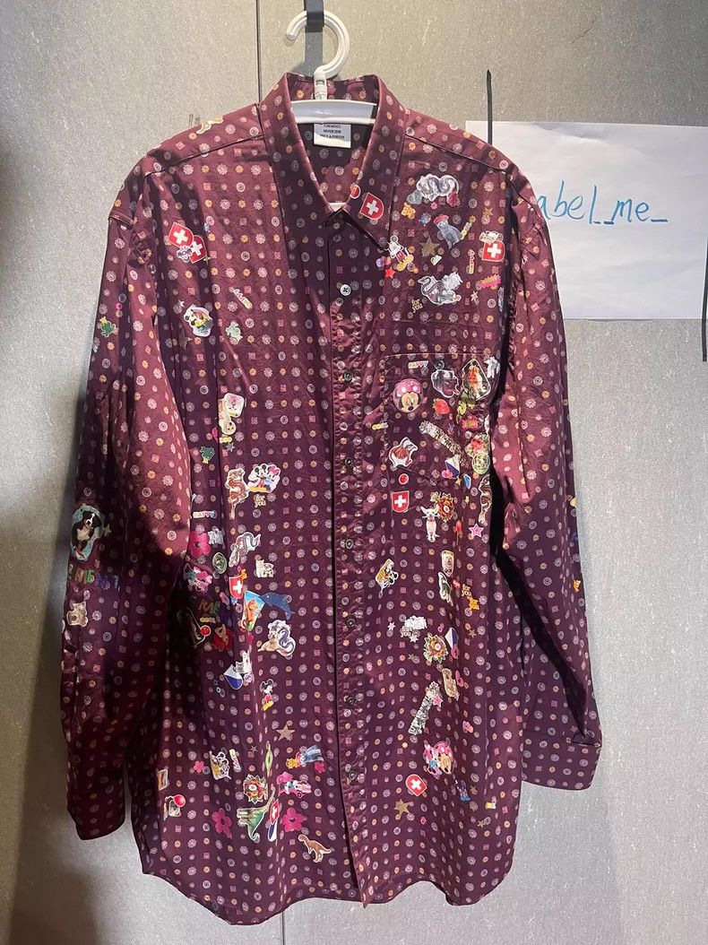 Vetements Vetements 19 Sticker Shirt Paisley Red Purple Size US S / EU 44-46 / 1 - 1 Thumbnail