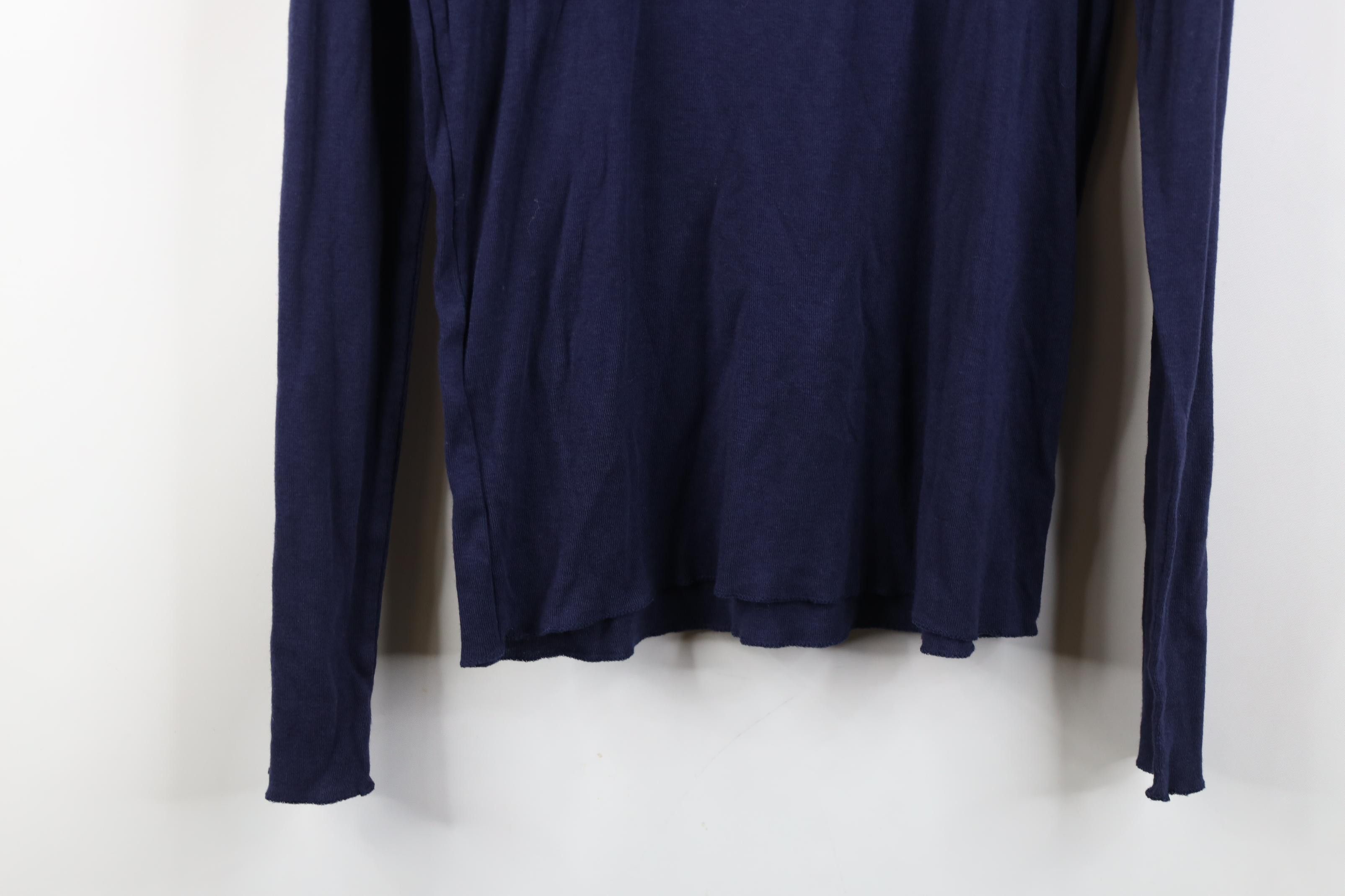 Polo Ralph Lauren Vintage 90s Ralph Lauren Ribbed Knit Turtleneck T-Shirt Blue Size XL / US 12-14 / IT 48-50 - 13 Thumbnail