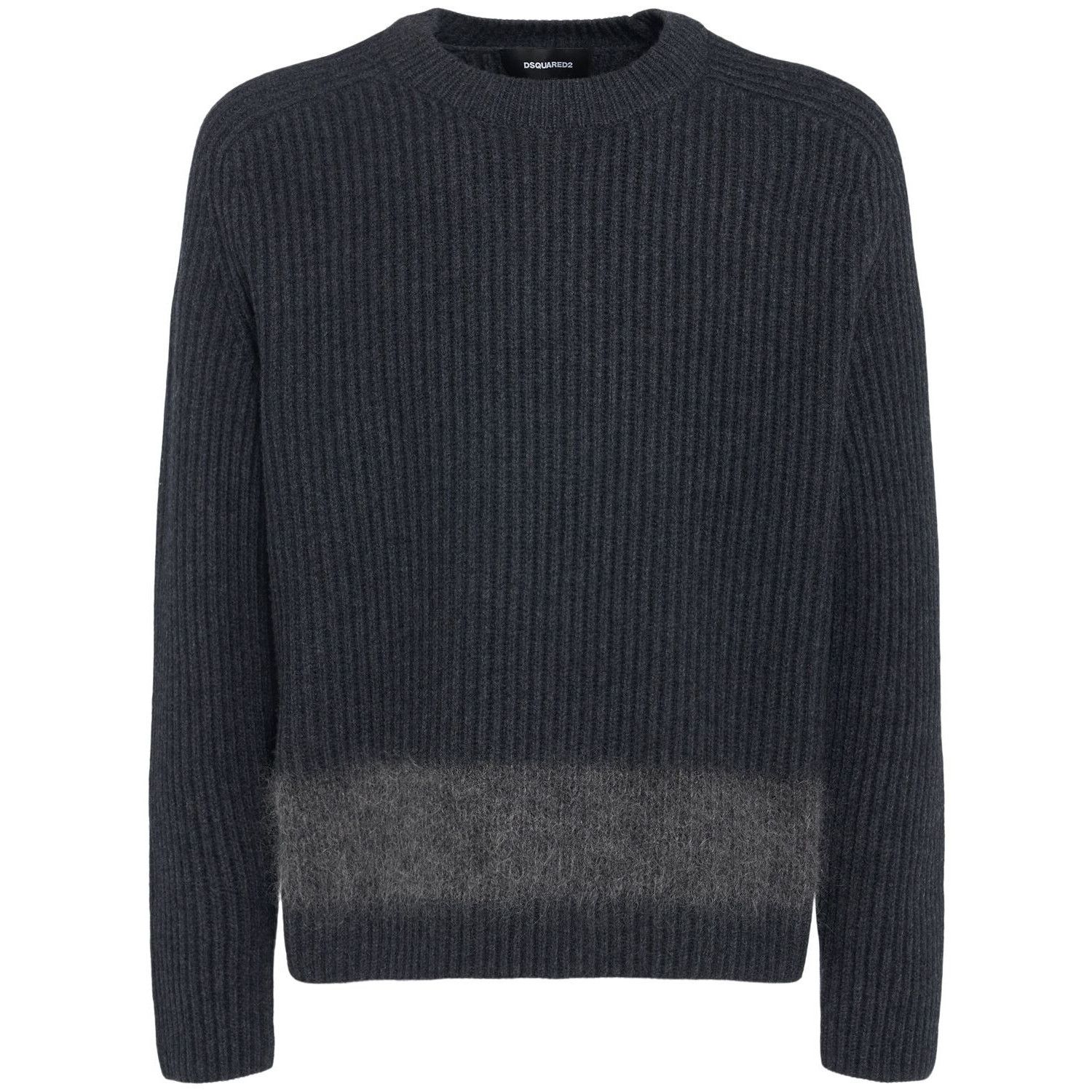 DSQUARED2 Gray Wool Vest New )