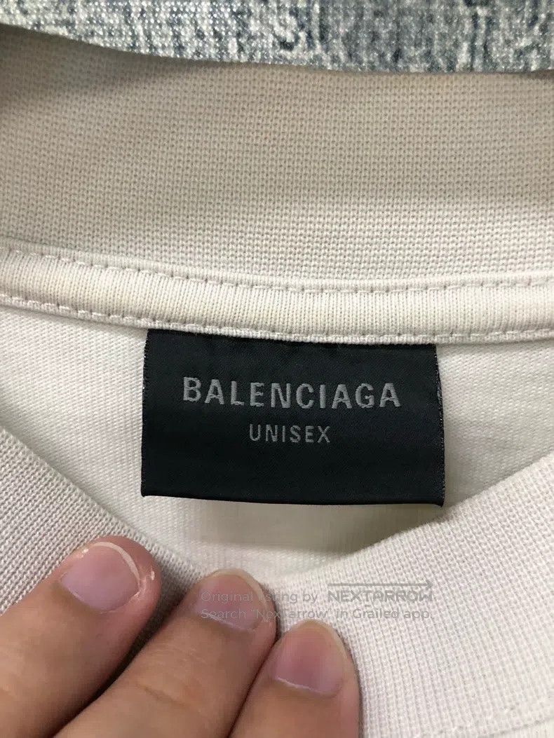 Balenciaga Balenciaga Logo printed round neck loose short sleeve T-sh Size US L / EU 52-54 / 3 - 4 Thumbnail