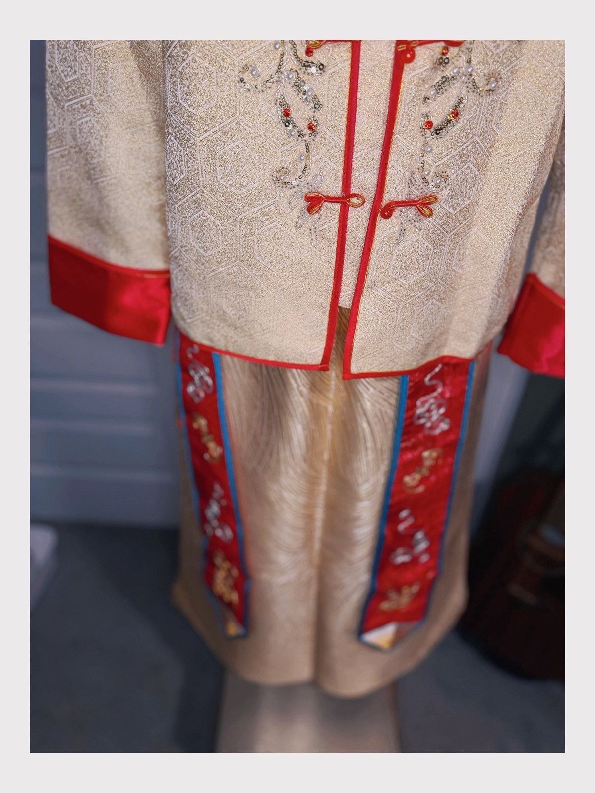 Other Brand New Traditional Chinese Men’s Wedding Outfit Size 38L - 4 Thumbnail