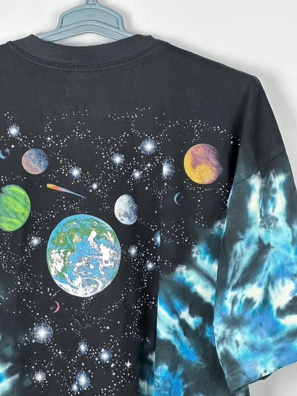 Liquid Blue Vintage Planet Earth AOP Galaxy Printed T Shirt Size US XL / EU 56 / 4 - 16 Thumbnail