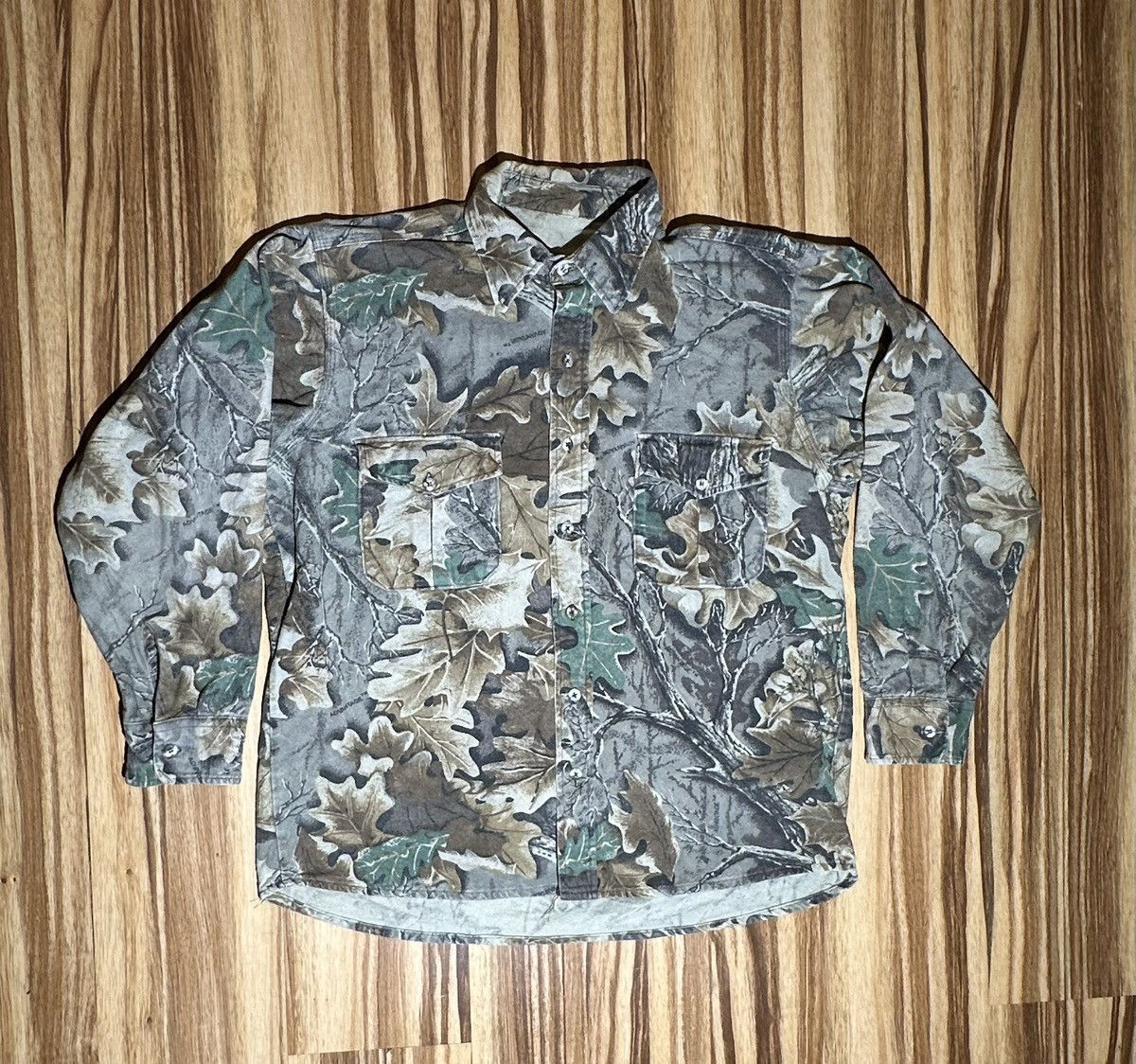 Other Vintage Advantage Camouflage Button-Up Shirt Size US L / EU 52-54 / 3 - 1 Thumbnail