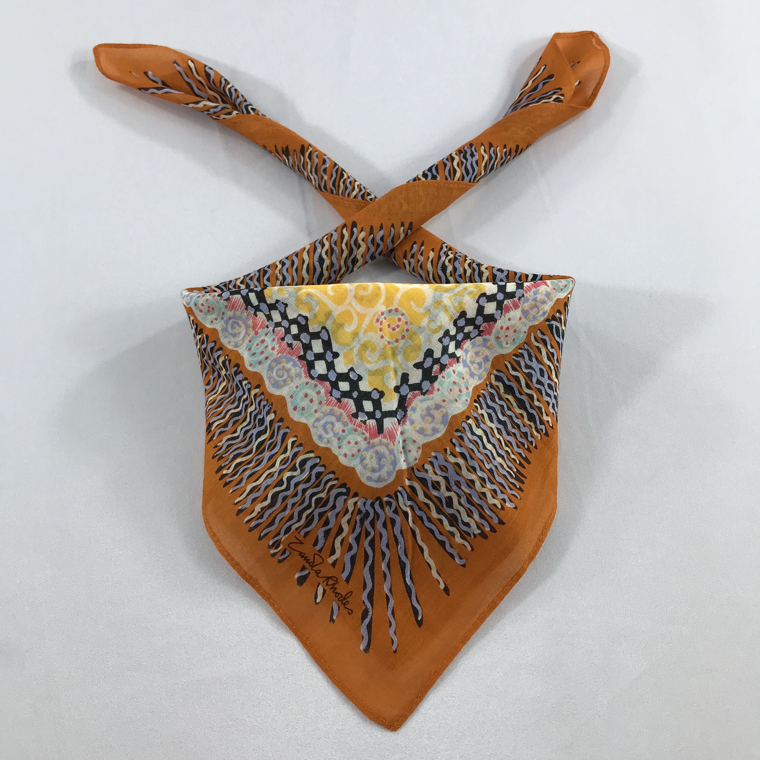 Vintage Vintage Bandana / Handkerchief / Neckerchief - S2039 Size ONE SIZE - 3 Thumbnail