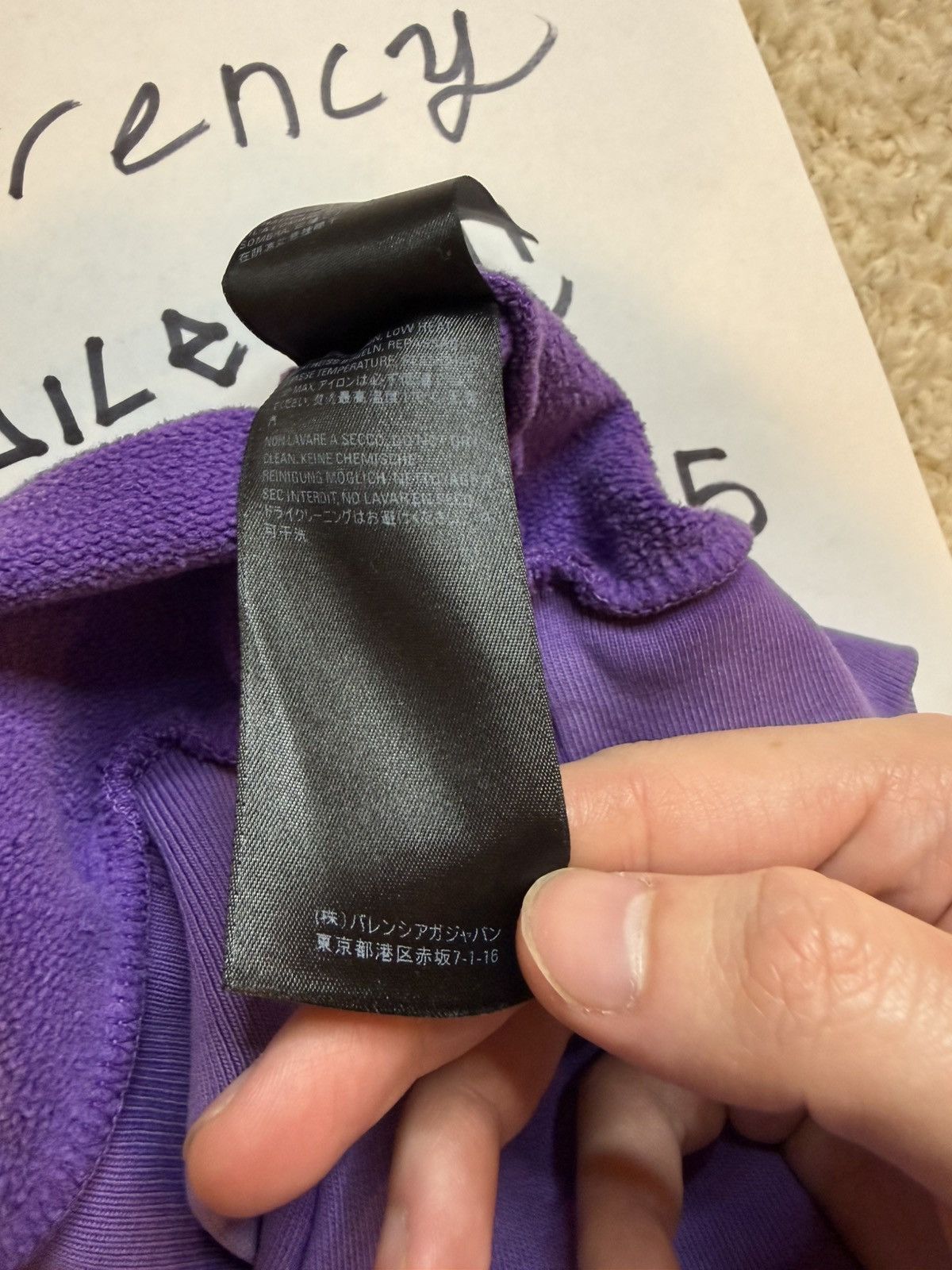 Balenciaga Balenciaga Unity Purple Wash Size US S / EU 44-46 / 1 - 14 Thumbnail