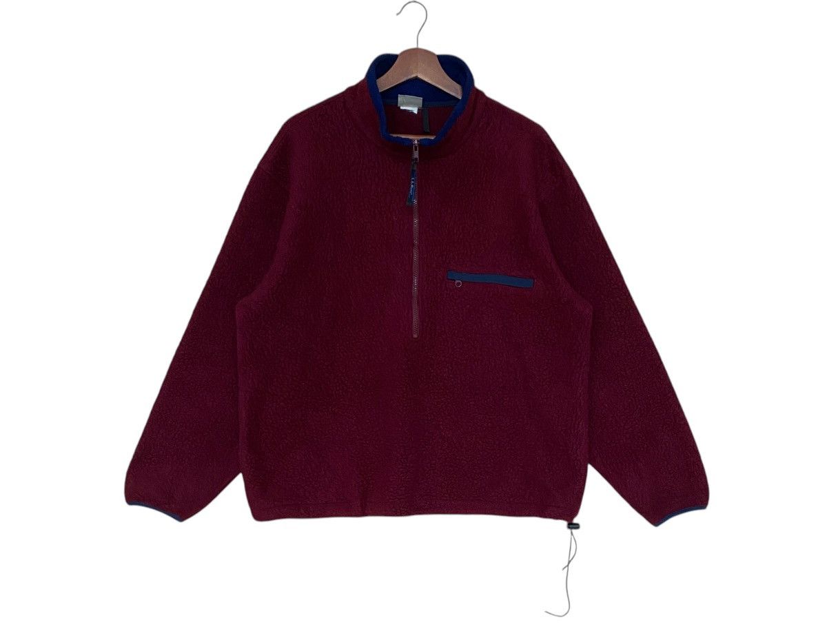 L.L. Bean × Vintage Vintage Brand L.L Bean Half Zipper Fleece 1990s Size US L / EU 52-54 / 3 - 1 Thumbnail