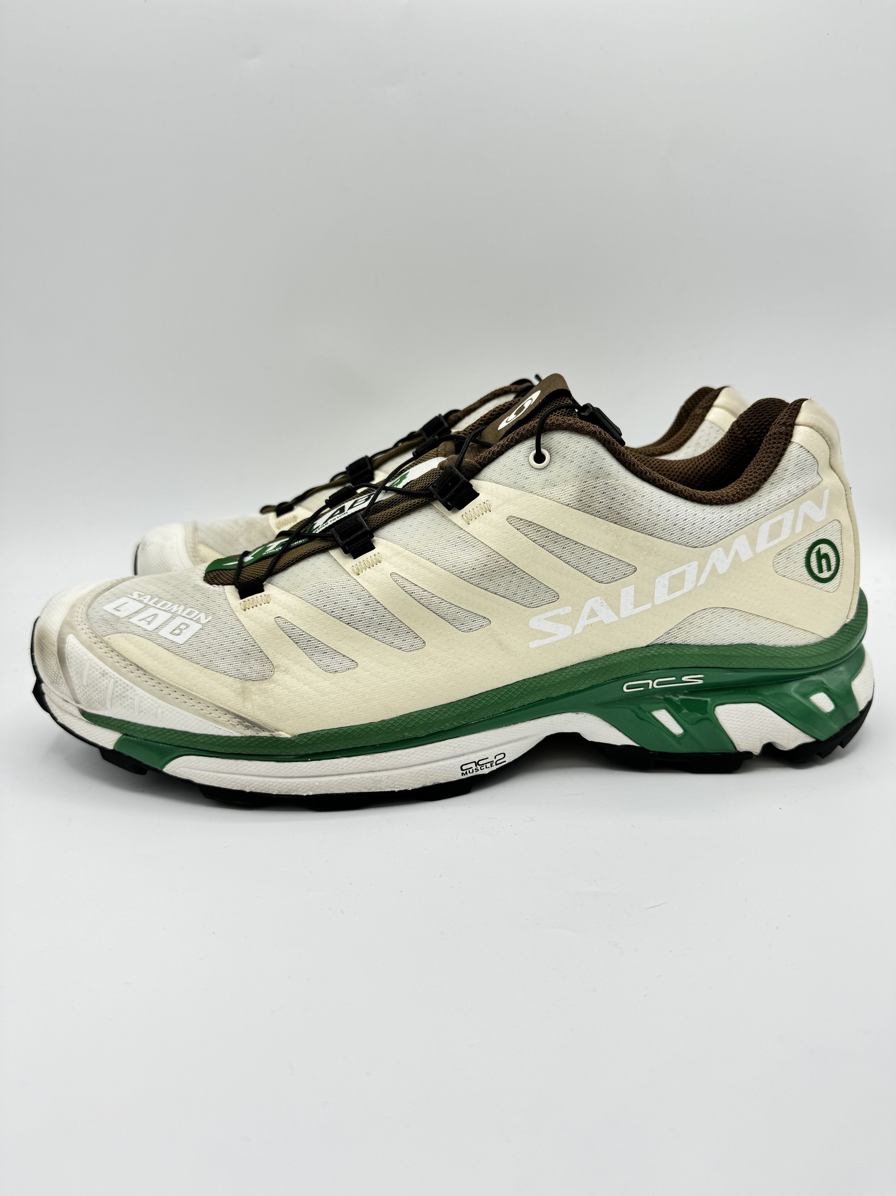 HIDDEN × Salomon Hidden NY x Salomon XT-4 White Green Size US 11.5 / EU 44-45 - 4 Thumbnail