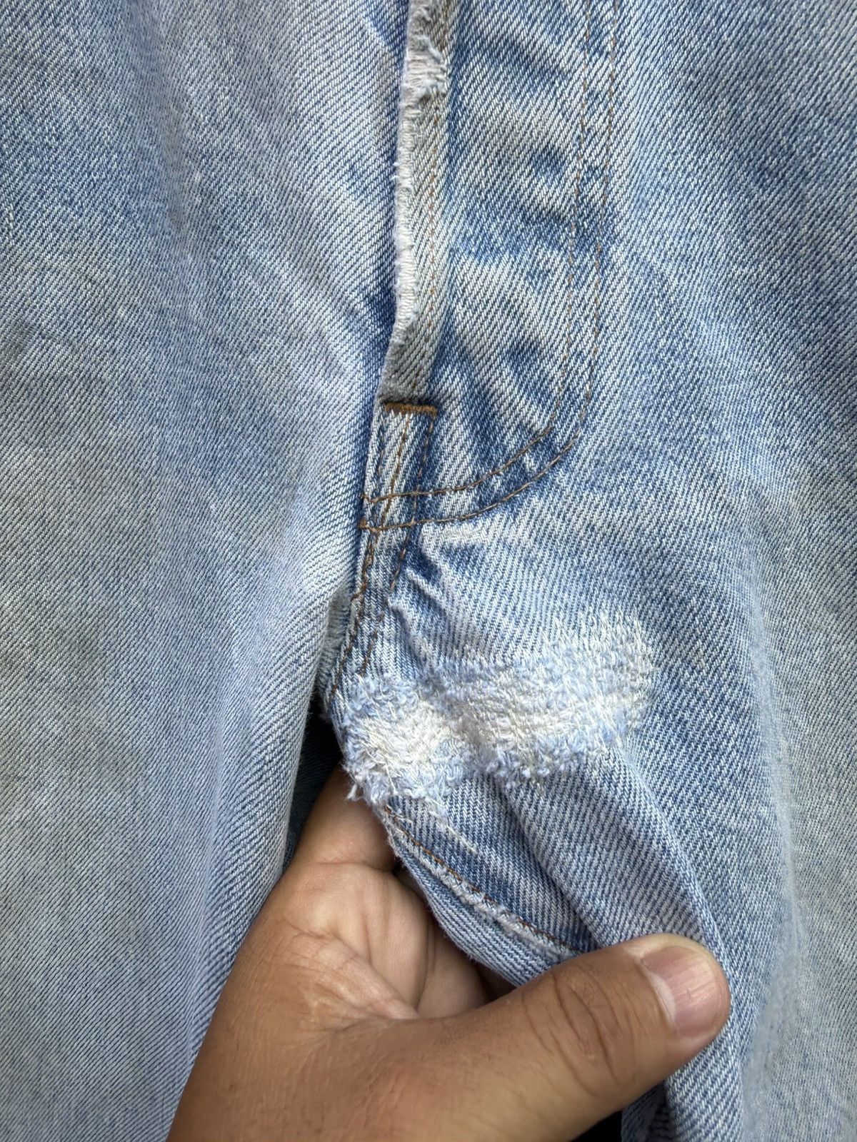 Levi's Vintage Clothing W32x33.5 Vintage levi’s 501 redline dirt repaired denime Size US 32 / EU 48 - 7 Thumbnail