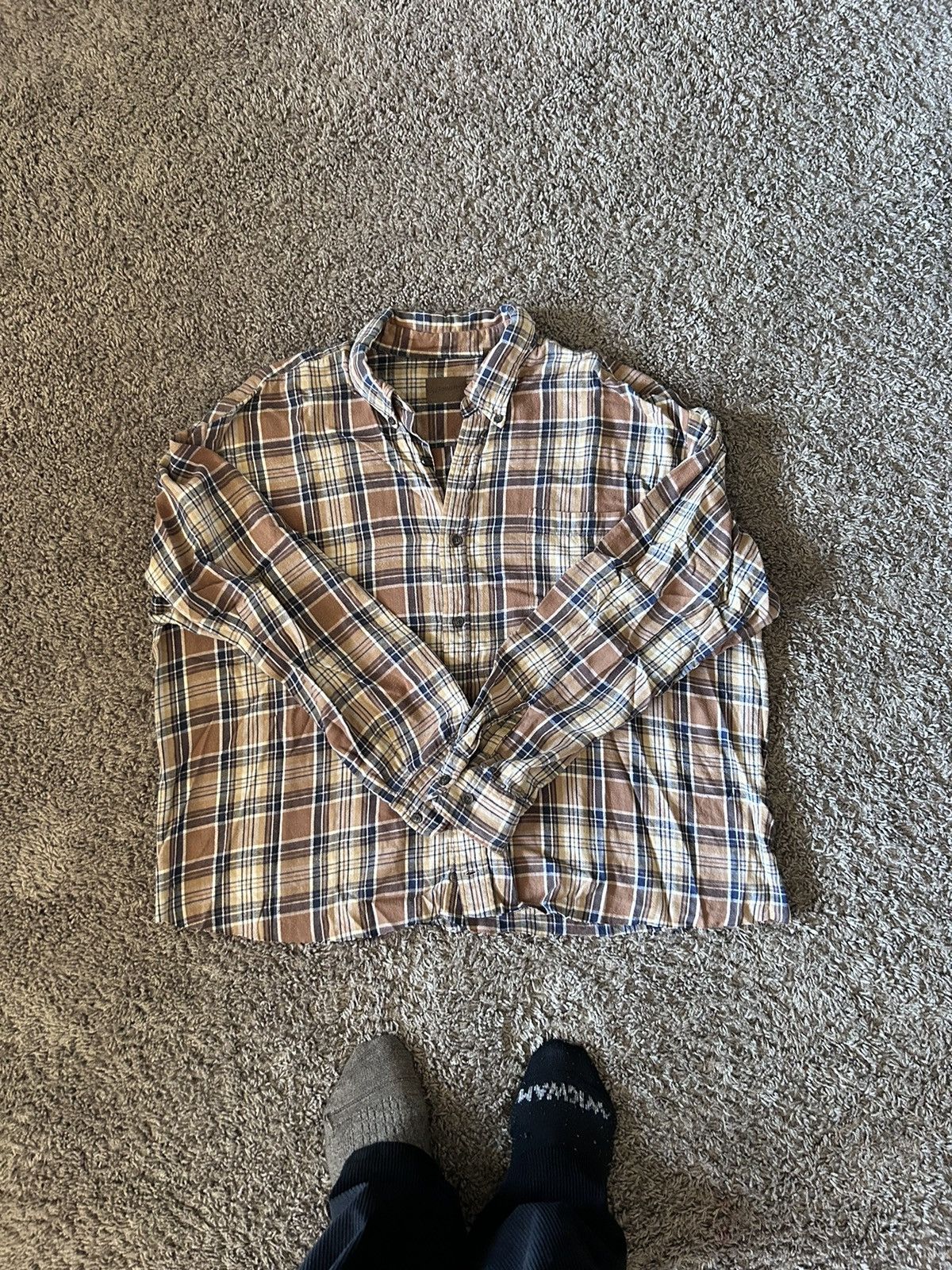 St. Johns Bay × Vintage Vintage brown button up Size US XL / EU 56 / 4 - 1 Thumbnail