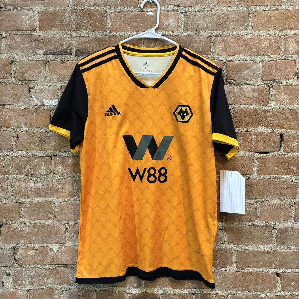 Adidas 2018-2019 Wolverhampton Wanderers Fc Adidas Soccer Jersey Size US L / EU 52-54 / 3 - 1 Thumbnail