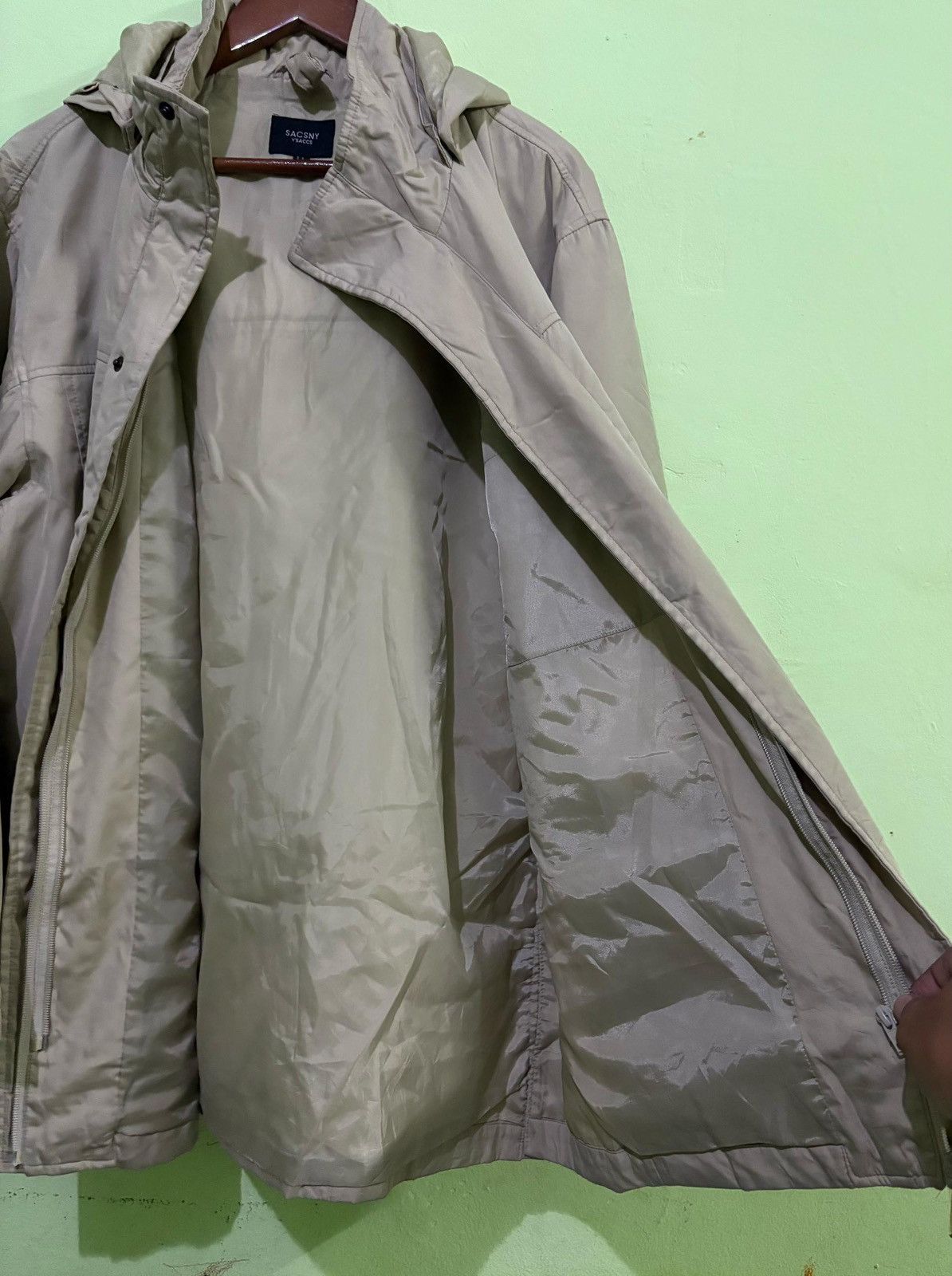 Japanese Brand × Yohji Yamamoto Vintage Yohji Yamamoto Y’saccs Parka With Hoodies Design Size US L / EU 52-54 / 3 - 6 Thumbnail