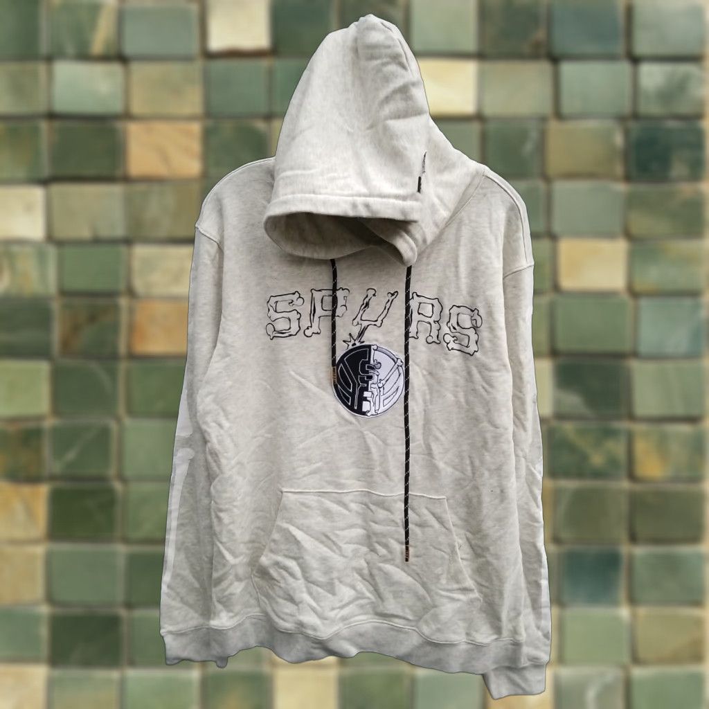 Pro Standard PRO STANDARD Men Hoodie San Antonio Spurs Skeleton Large L Gray Size US L / EU 52-54 / 3 - 1 Thumbnail