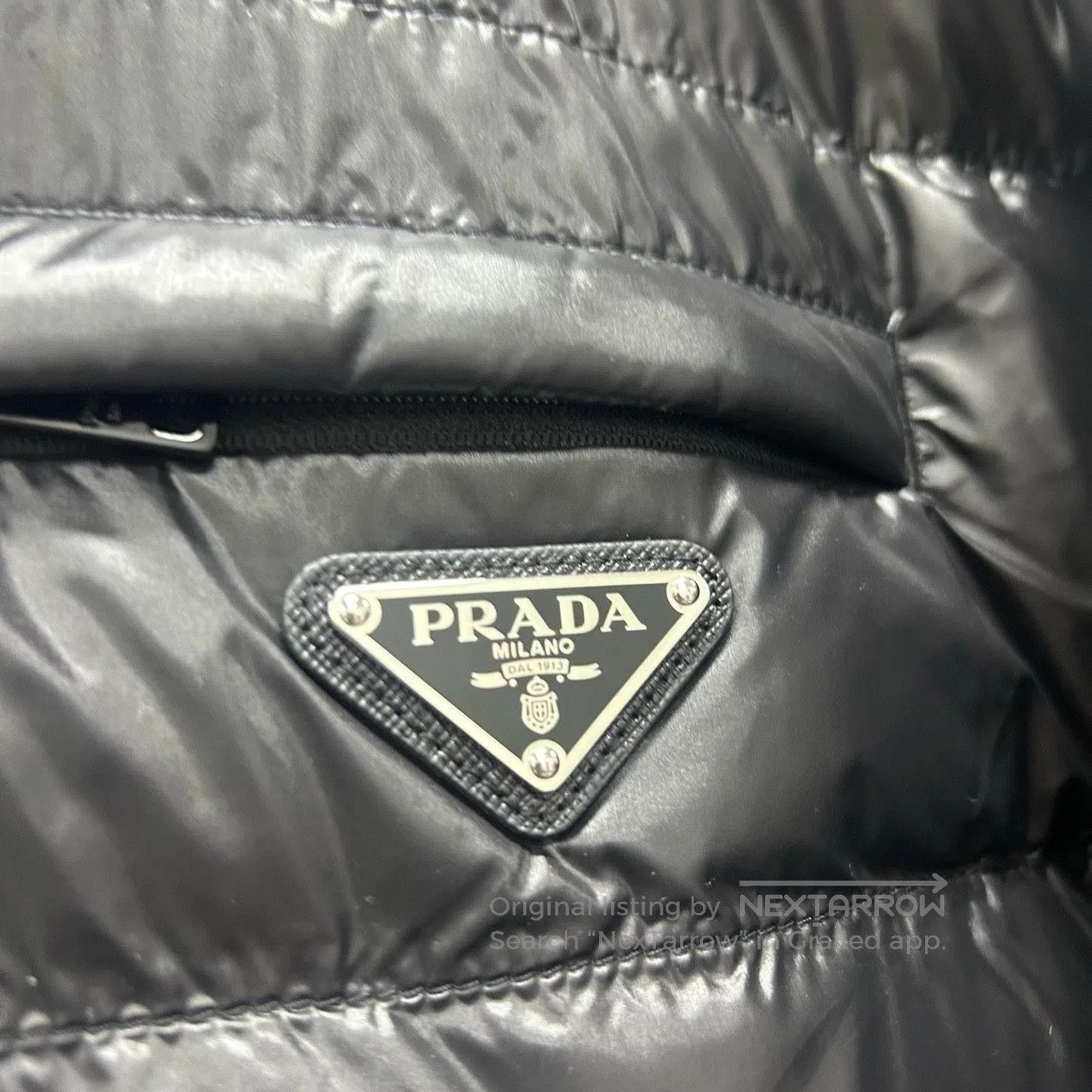 Prada prada nylon down jacket with hidden hood. Size US M / EU 48-50 / 2 - 3 Thumbnail
