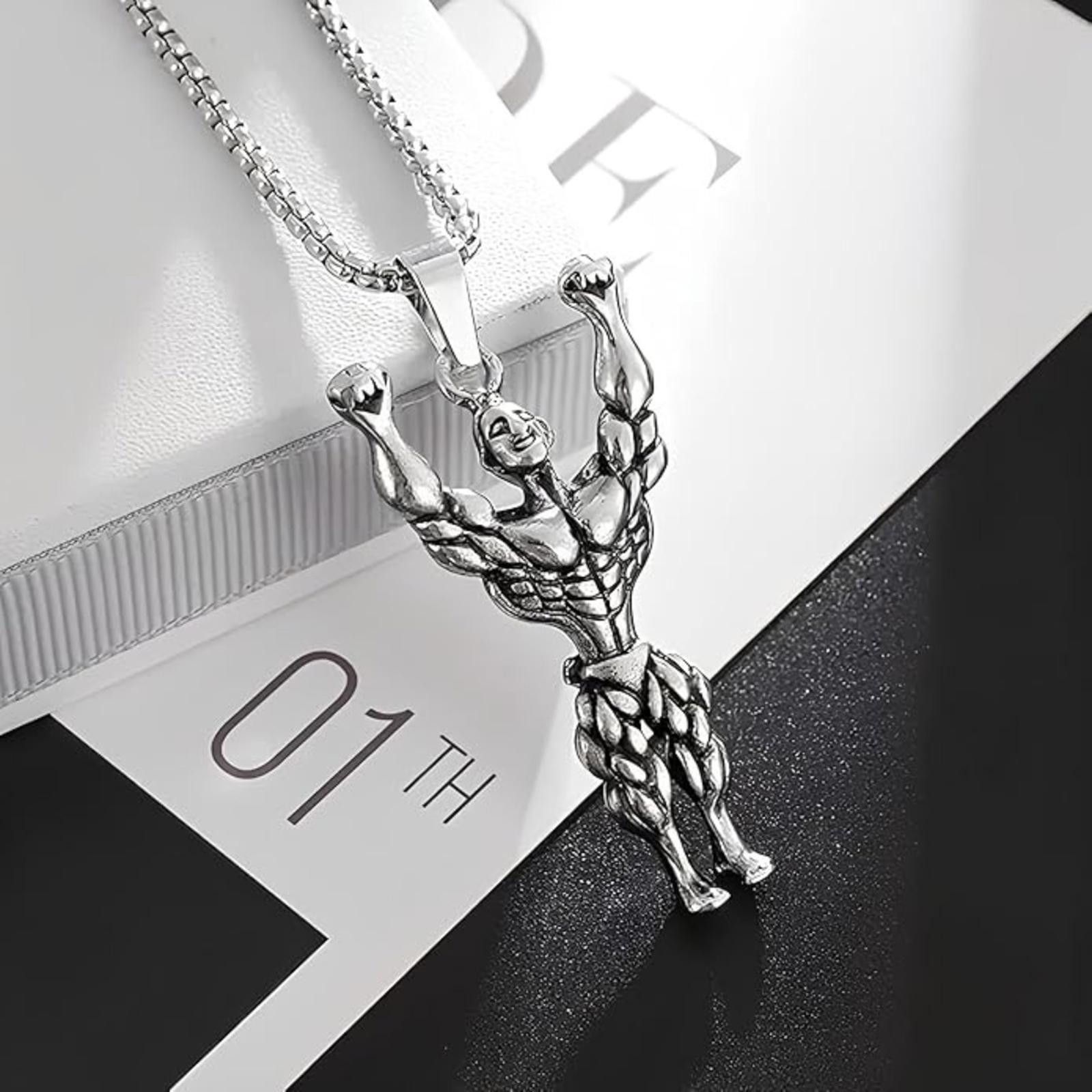 Other Gym Necklace Chain Gold Zinc Jewelry Fitness Body Builder Size ONE SIZE - 3 Thumbnail