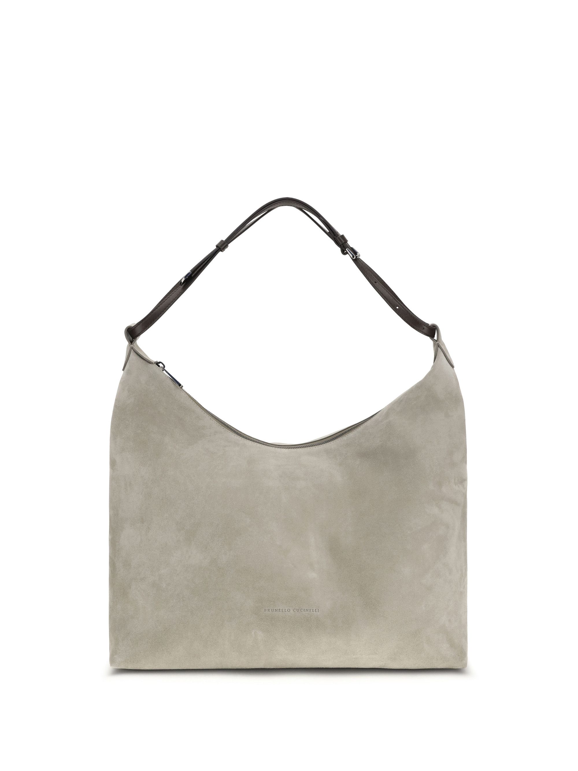 Brunello Cucinelli Suede Shoulder Bag Size ONE SIZE - 1 Thumbnail
