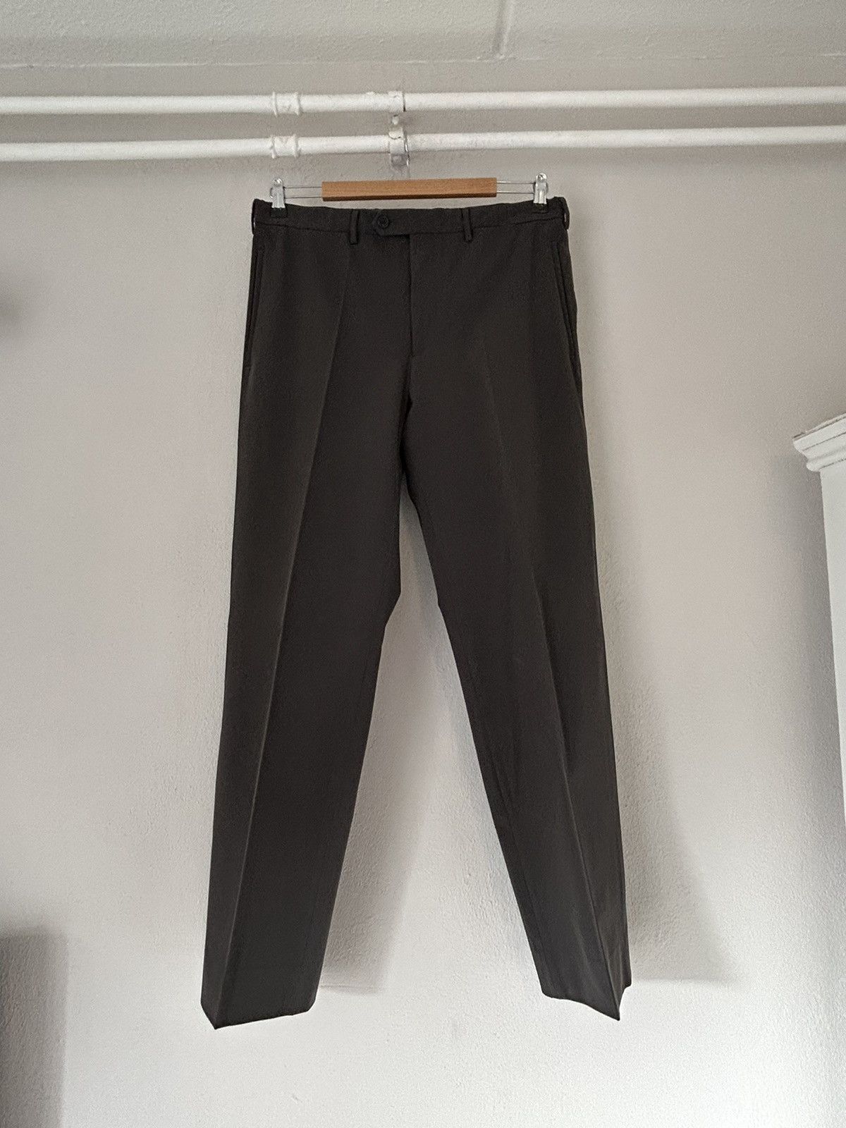 image of Prada Charcoal Nylon Pants, Men's (Size 36)