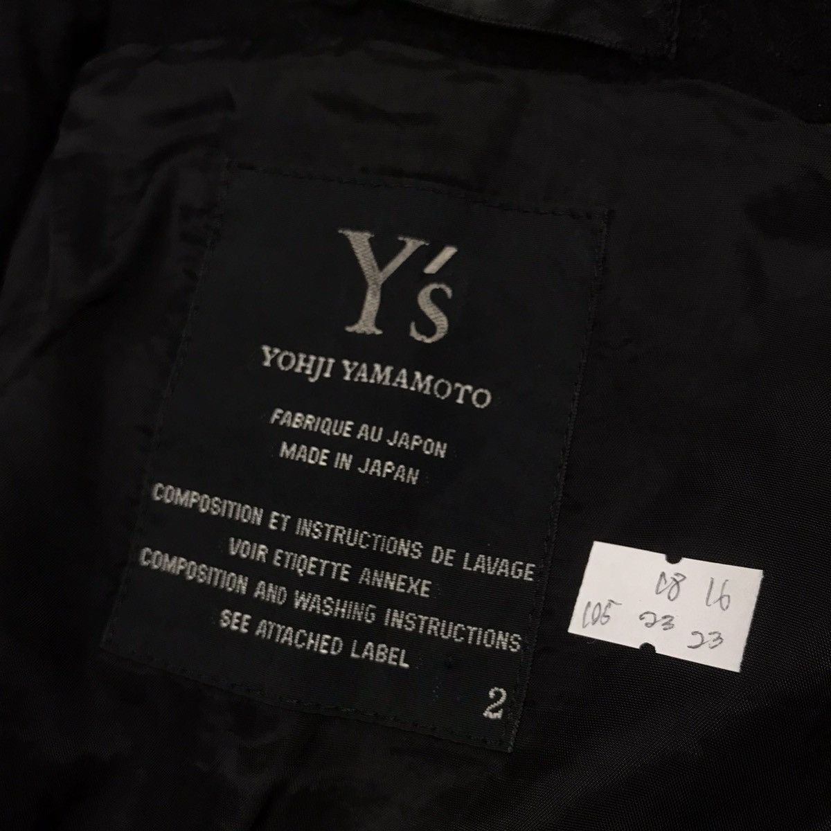 Yohji Yamamoto YOHJI YAMAMOTO BLACK WOOL COAT JACKET Size S / US 4 / IT 40 - 11 Thumbnail