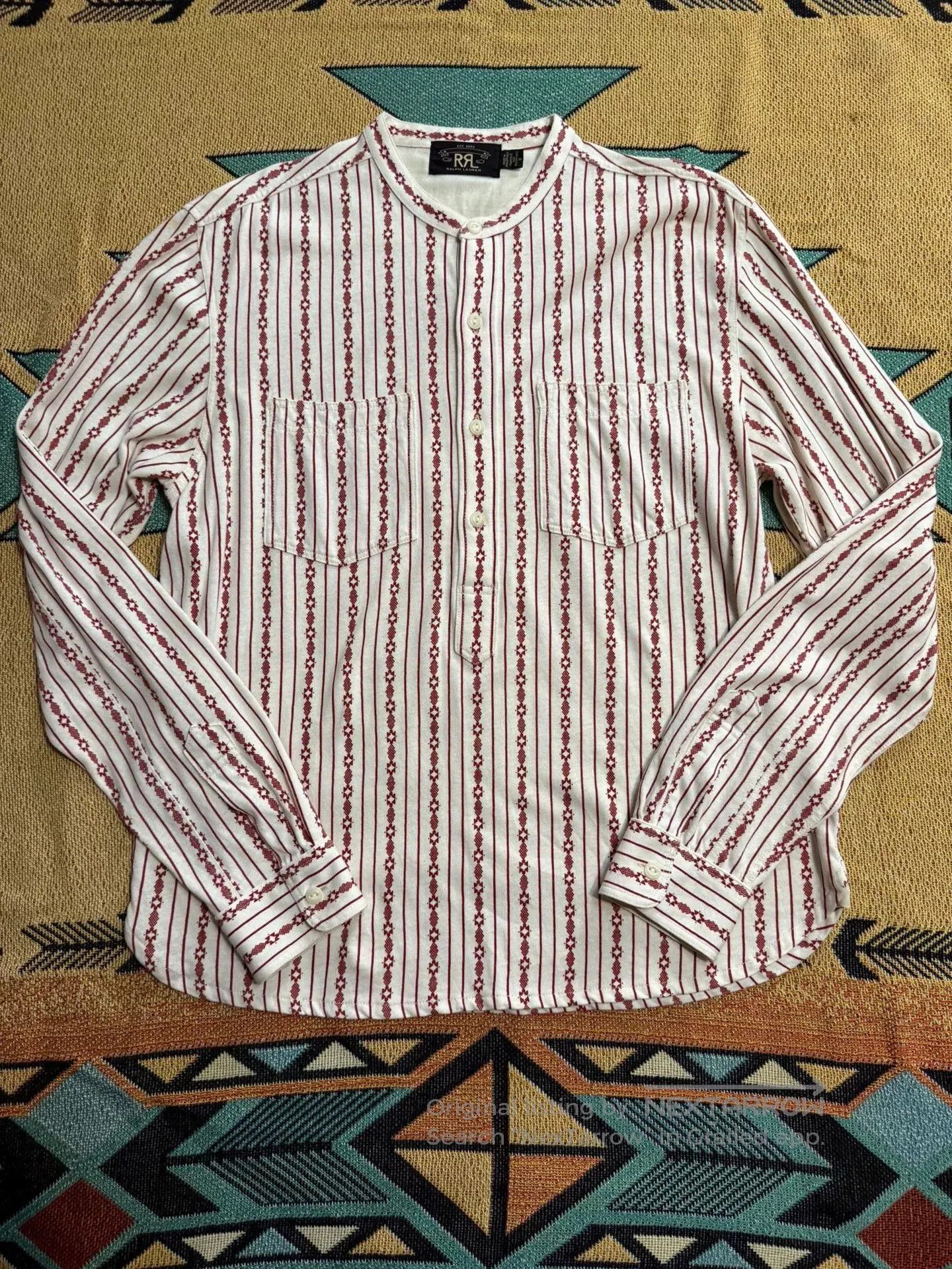 RRL Ralph Lauren RRL Southwest Style Henley Cotton. Size US M / EU 48-50 / 2 - 1 Thumbnail