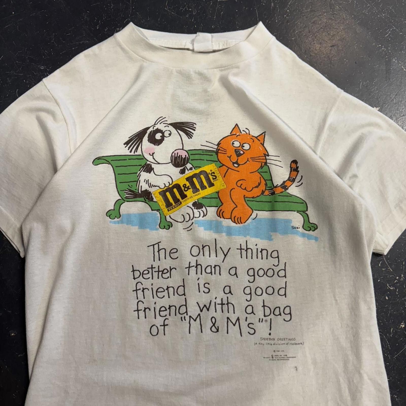 Vintage Vintage 1988 M&M Promo Tee Size US M / EU 48-50 / 2 - 6 Thumbnail