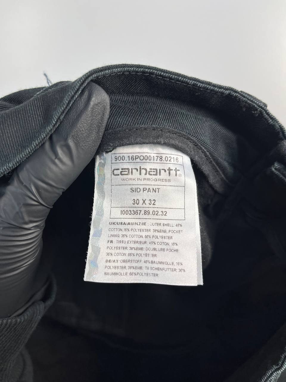 Carhartt Carhartt WIP Sid Pant Black Slim Fit Chinos Size 30x32 Size US 30 / EU 46 - 3 Thumbnail