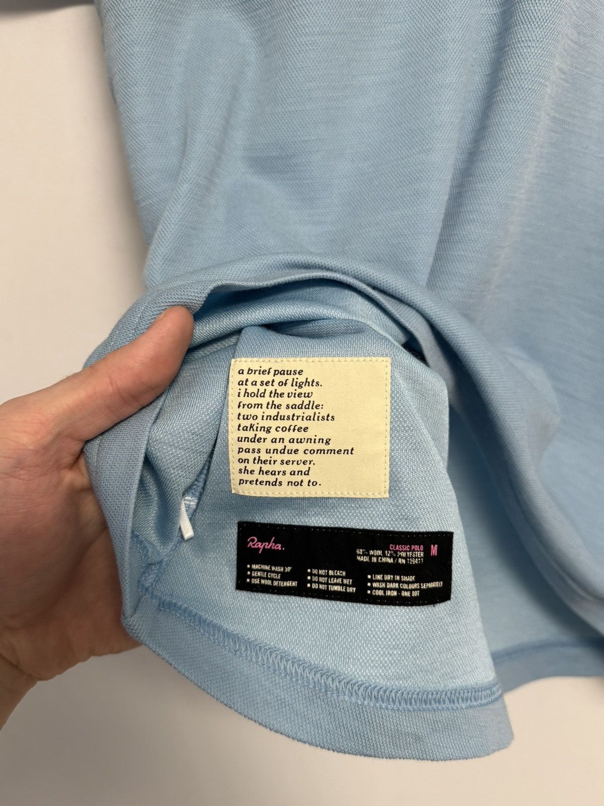 Rapha Rapha Wool Classic Cycling Polo T-Shirt Size M Size US M / EU 48-50 / 2 - 8 Thumbnail