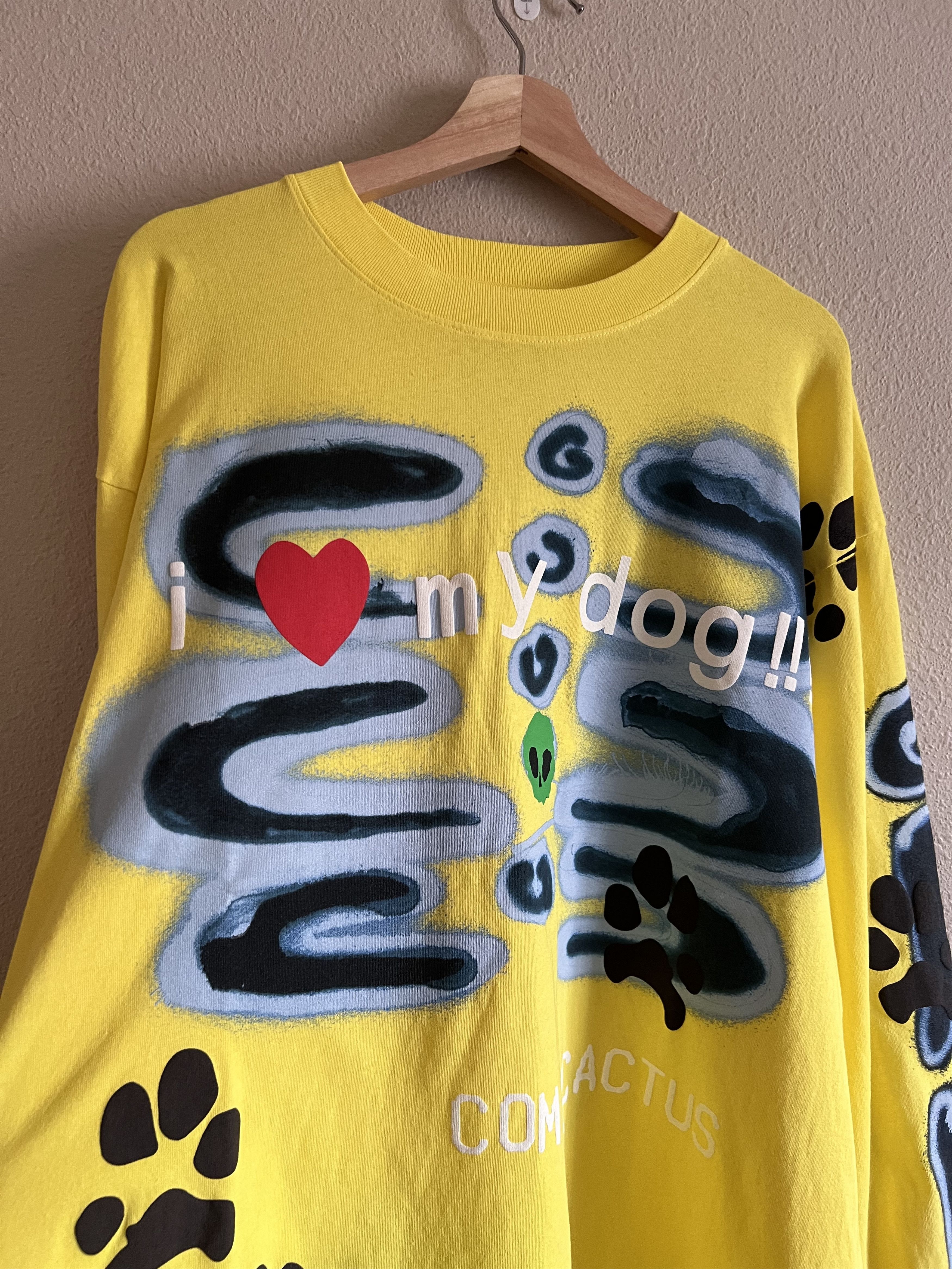 Cactus Plant Flea Market × Come Tees CPFM Come Tees Long Sleeve Tee in Flounder Yellow Size US XXL / EU 58 / 5 - 2 Thumbnail