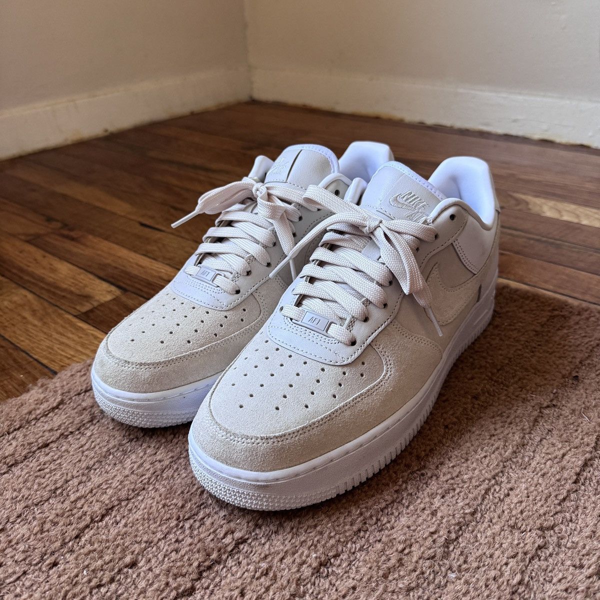 Nike NikeID Air Force 1 Tan Suede Size US 10.5 / EU 43-44 - 1 Thumbnail