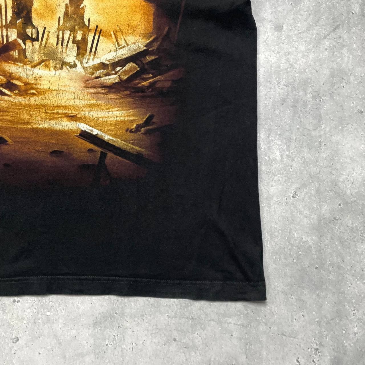 Band Tees Hammerfall 'Hammer Of Dawn' Promo Album T Shirt Faded Black Size US L / EU 52-54 / 3 - 19 Thumbnail