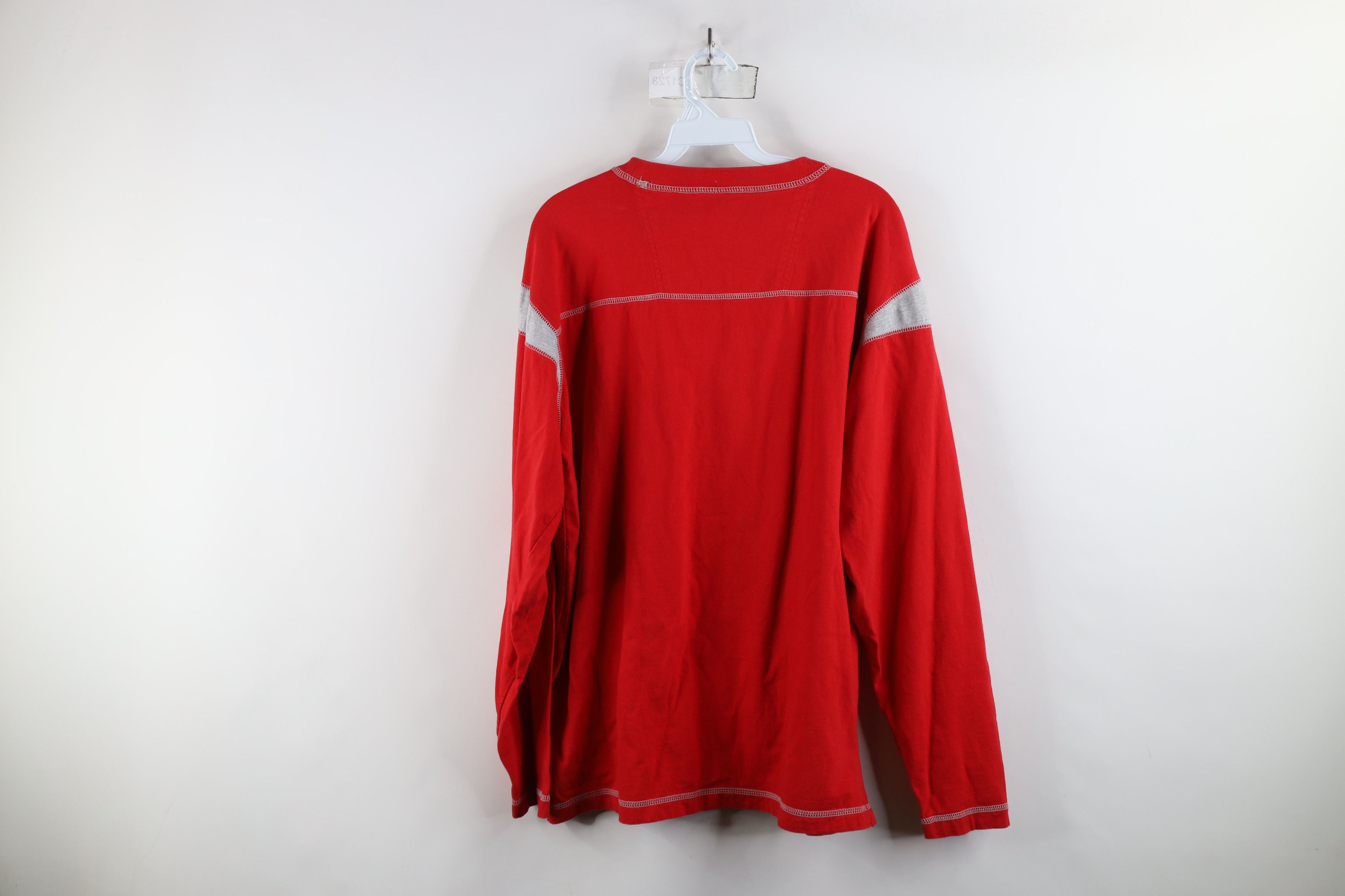 Vintage Vintage 90s Ohio State University Long Sleeve T-Shirt Red Size US M / EU 48-50 / 2 - 11 Thumbnail