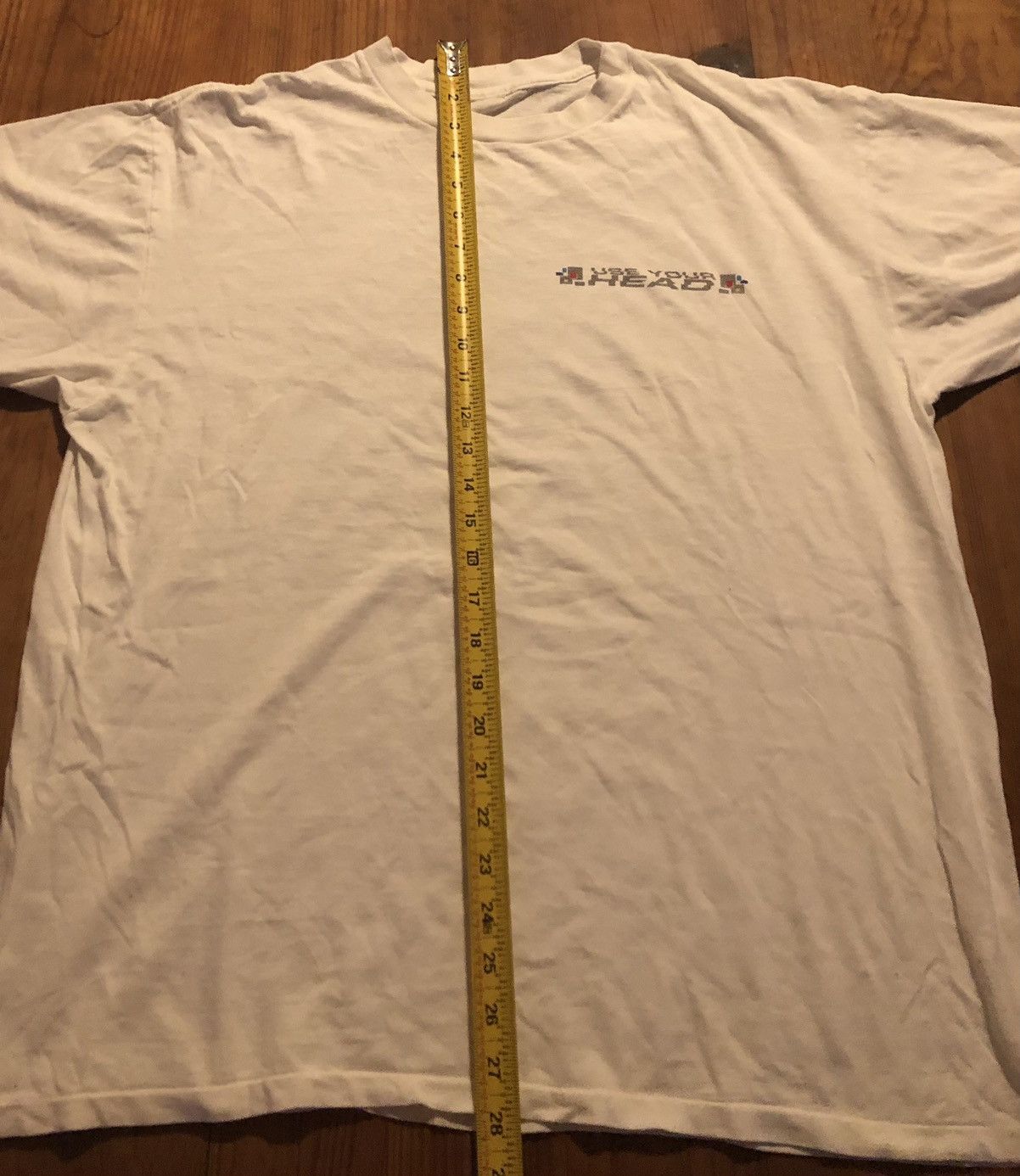 Vintage Vintage 90s “Use Your Head” T Shirt S/XL Size US XL / EU 56 / 4 - 7 Thumbnail