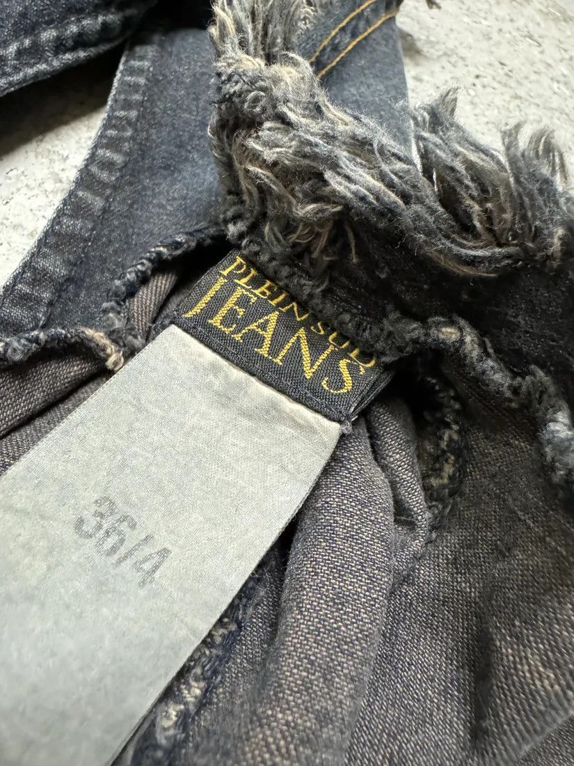 Designer × Vintage Plein Sud Asymmetrical Metal Hook Denim Dress Size S / US 4 / IT 40 - 9 Thumbnail