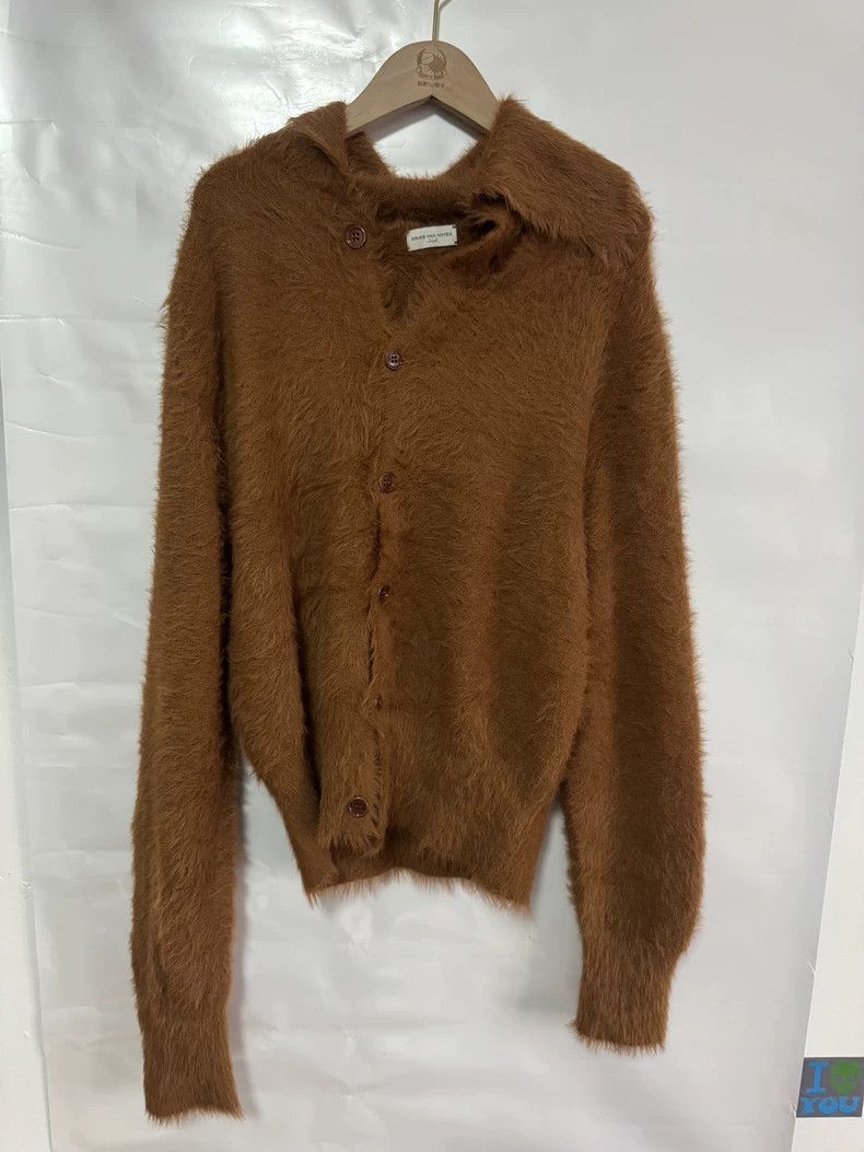 Dries Van Noten driesvan noten Coffee color sweater cardigan 2503-Nextarro Size US S / EU 44-46 / 1 - 2 Thumbnail