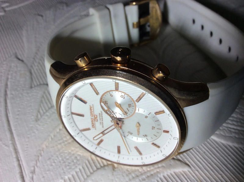 Designer Jorg Gray Men's Quartz Watch rubber white strap Size ONE SIZE - 7 Thumbnail