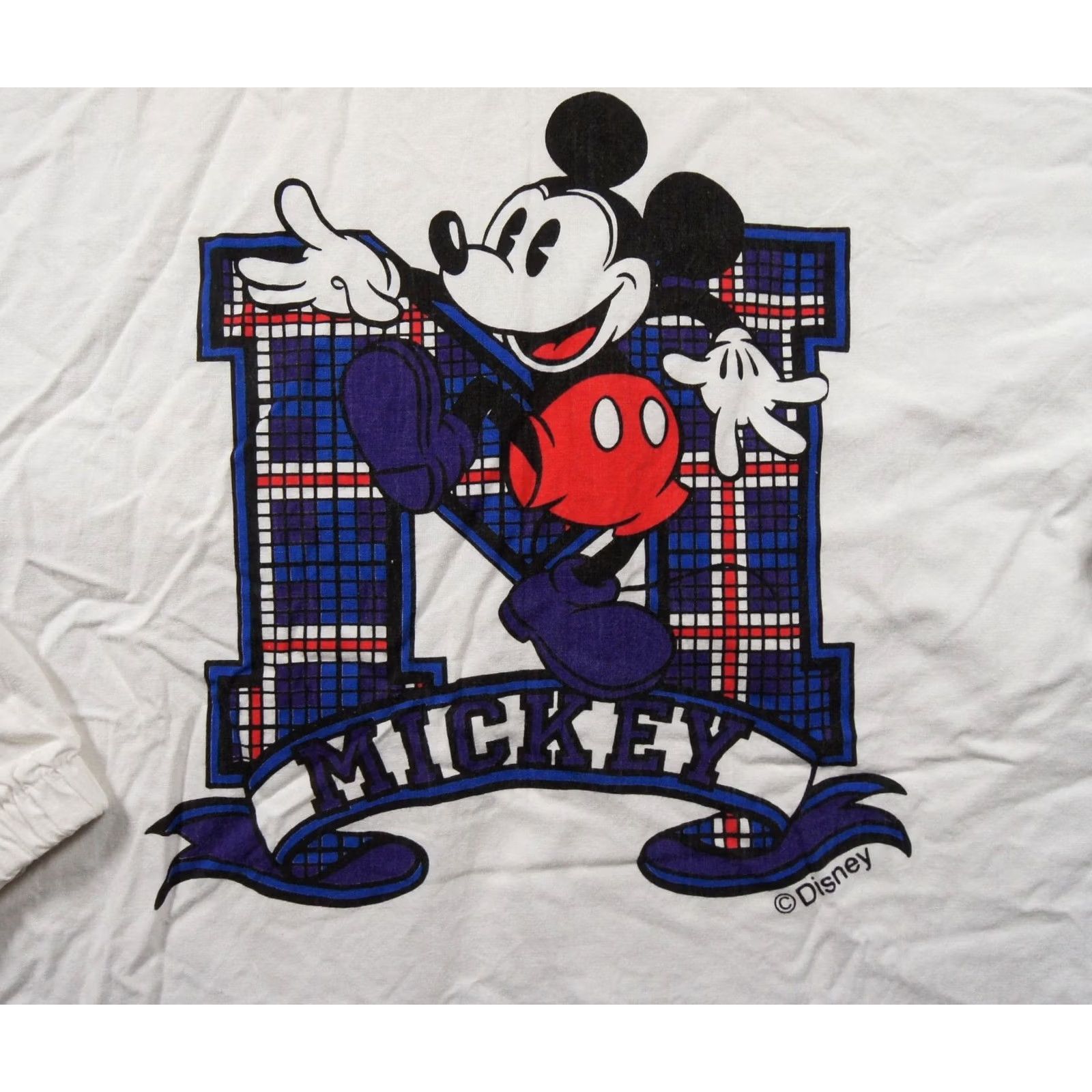 Mickey & Co. Vintage Mickey & Co. Sweater Mens S White Pullover 90s Crew Neck Logo Cotton Used Size US S / EU 44-46 / 1 - 2 Thumbnail