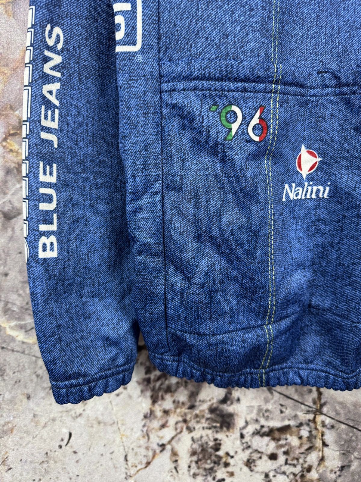 Carrera Men’s Carrera Blue Jeans Bike Jersey Jacket Cycling Size 6 Size US XL / EU 56 / 4 - 14 Thumbnail