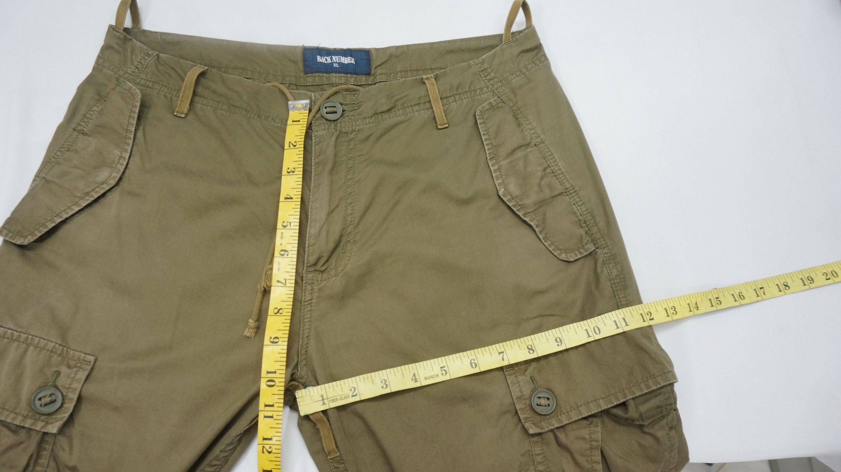 Japanese Brand BACK NUMBER Tactical Lightweight Roll Up Cargo Pants Size US 34 / EU 50 - 9 Thumbnail