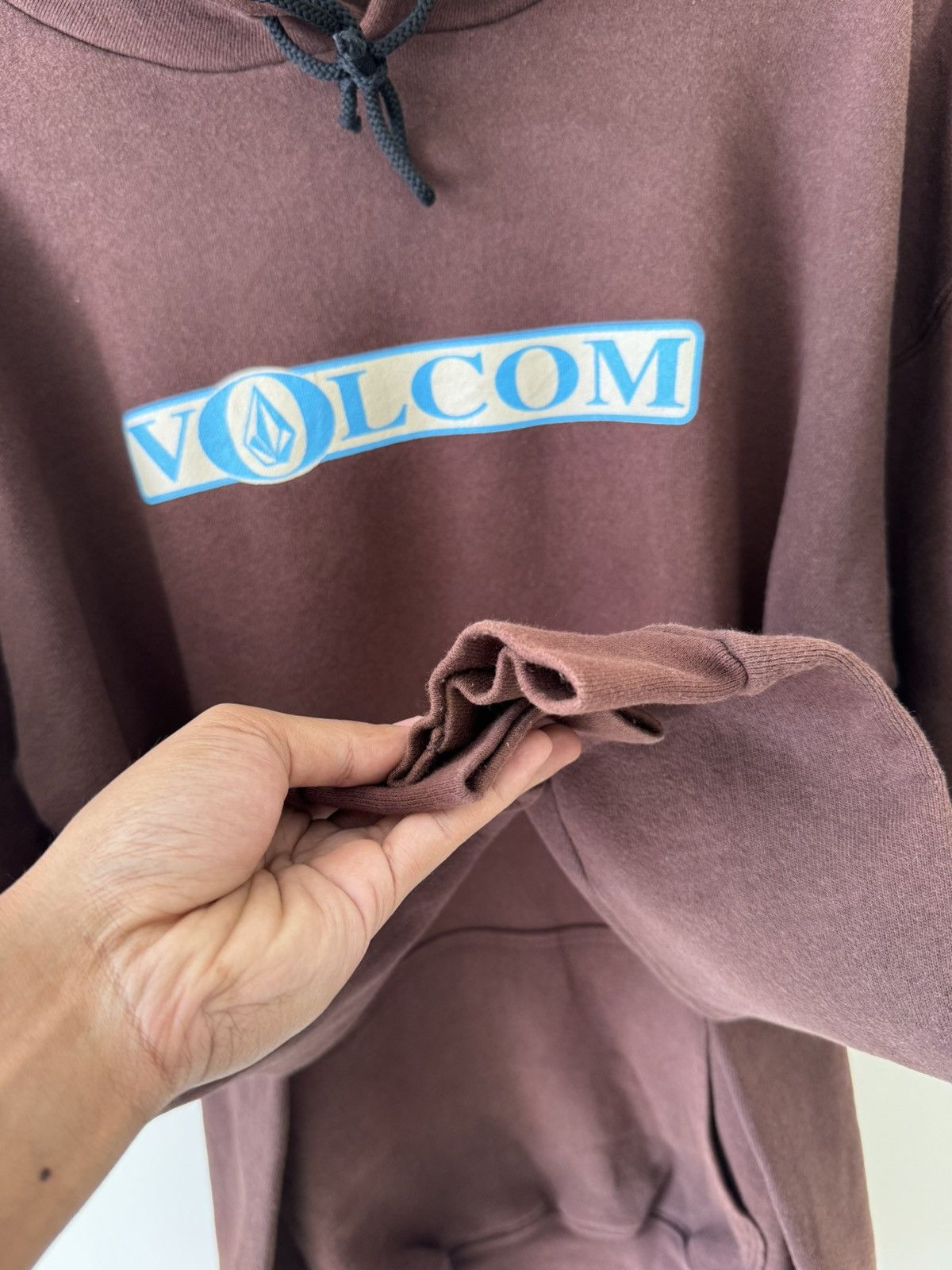 Volcom VINTAGE 90’S VOLCOM BROWN HOODIE Size US L / EU 52-54 / 3 - 4 Thumbnail