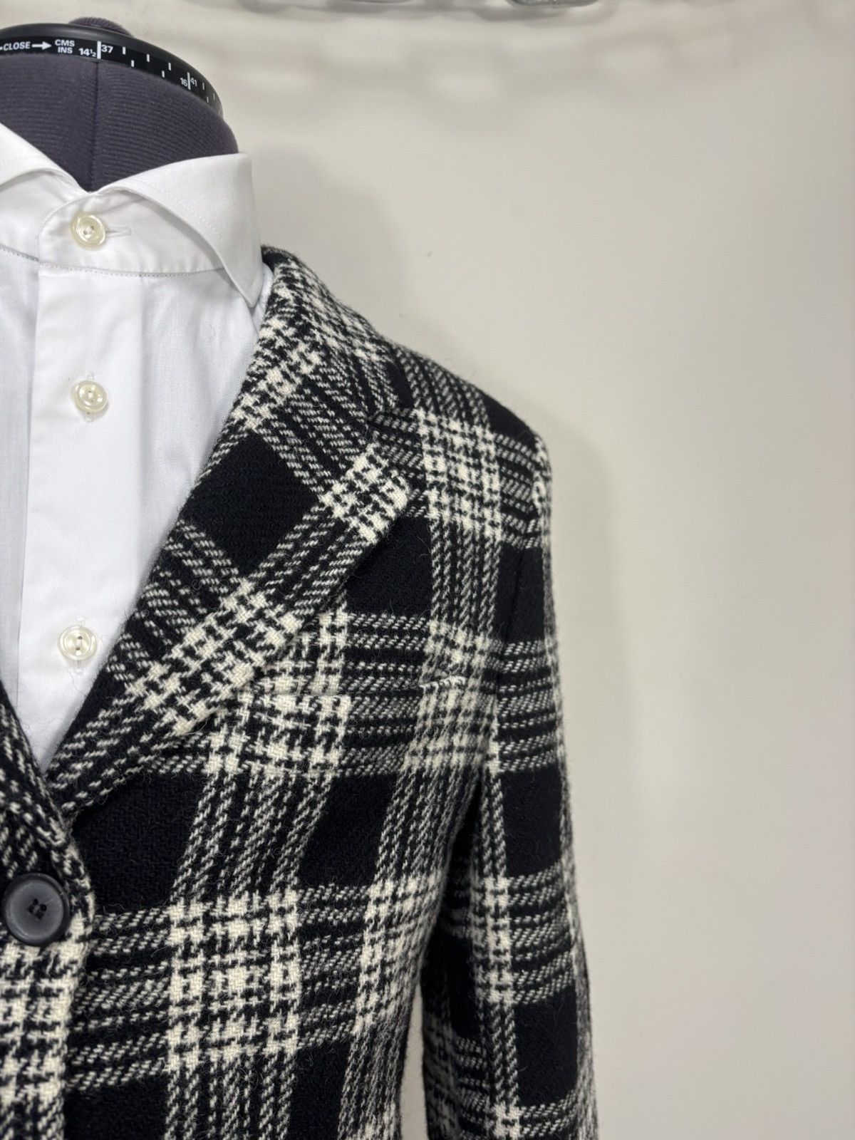 Harris Tweed Harris Tweed Women’s Plaid Check Gray Wool Blazer Skirt Set Size M / US 6-8 / IT 42-44 - 10 Thumbnail