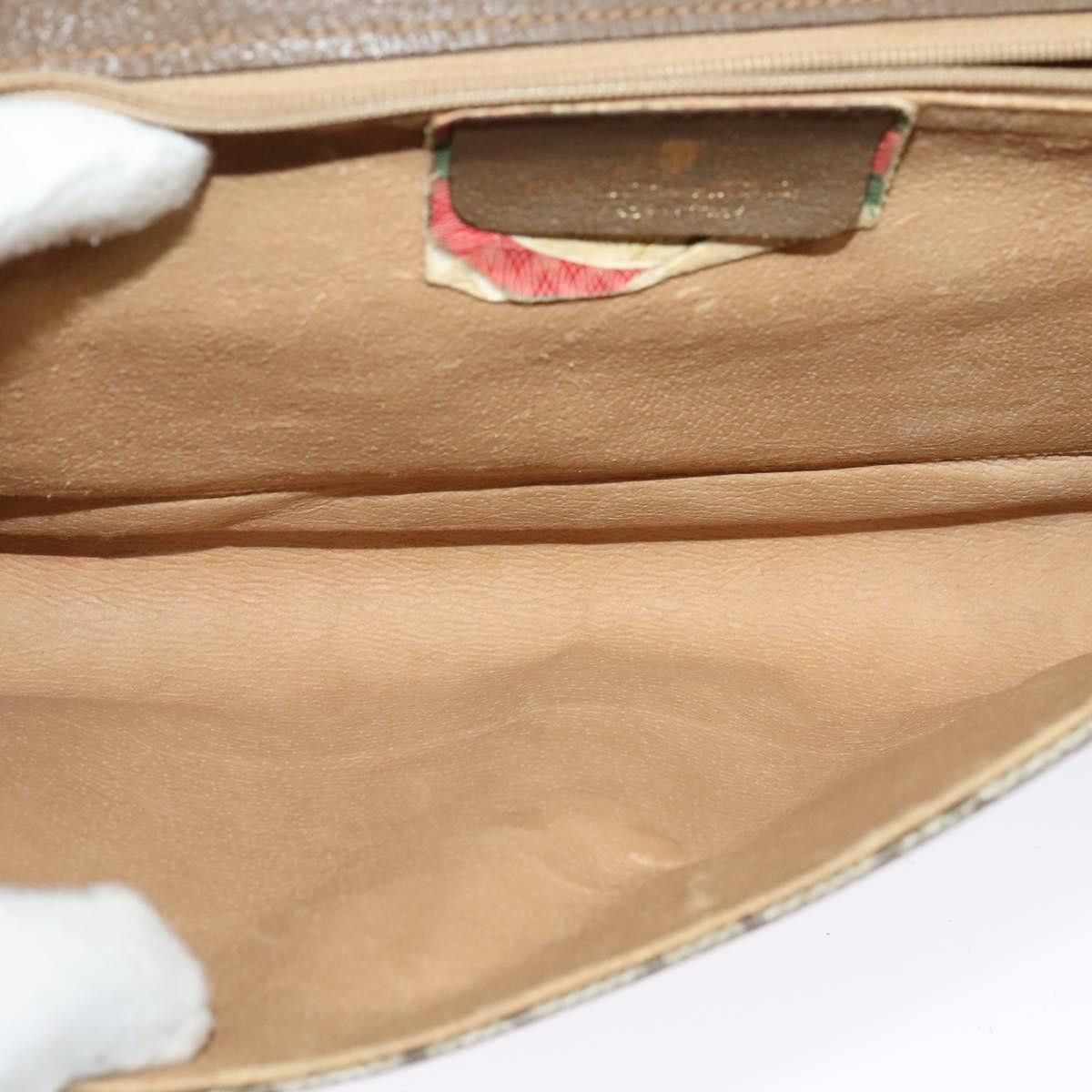 Gucci GUCCI GG Supreme Shoulder Bag Pvc Beige Gold 94 02 050 Size ONE SIZE - 17 Thumbnail