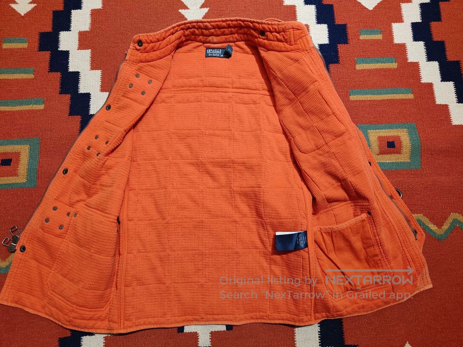 RRL Ralph Lauren Ralph Lauren Orange Heavy-Duty Vest. Size US S / EU 44-46 / 1 - 7 Thumbnail
