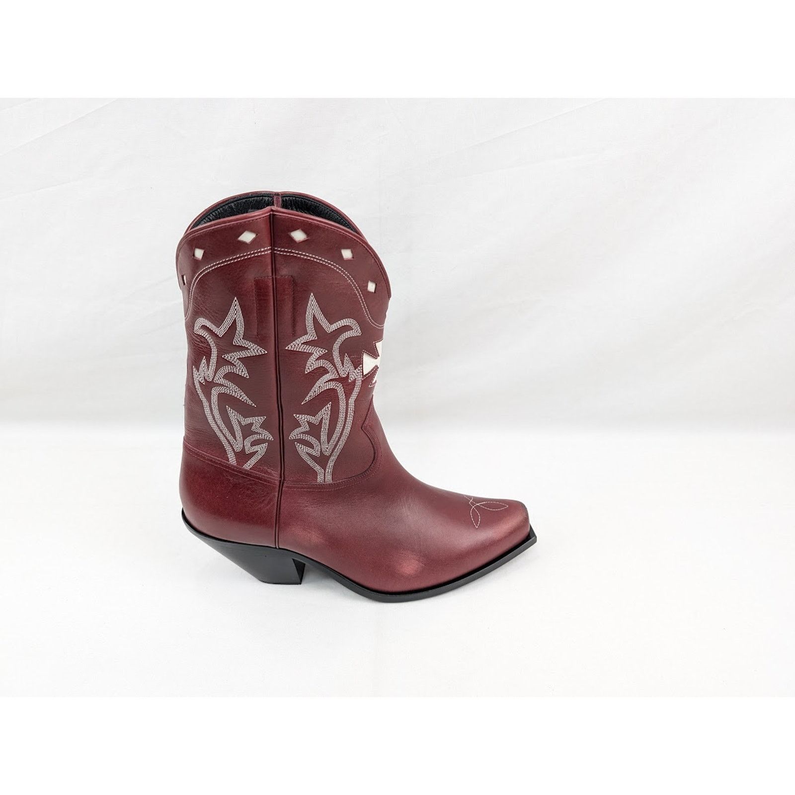 Enfants Riches Deprimes o1rshd1 Swiss Cowboy Boots Cow Glazed in Vintage Red/Cream Size US 12 / EU 45 - 1 Thumbnail