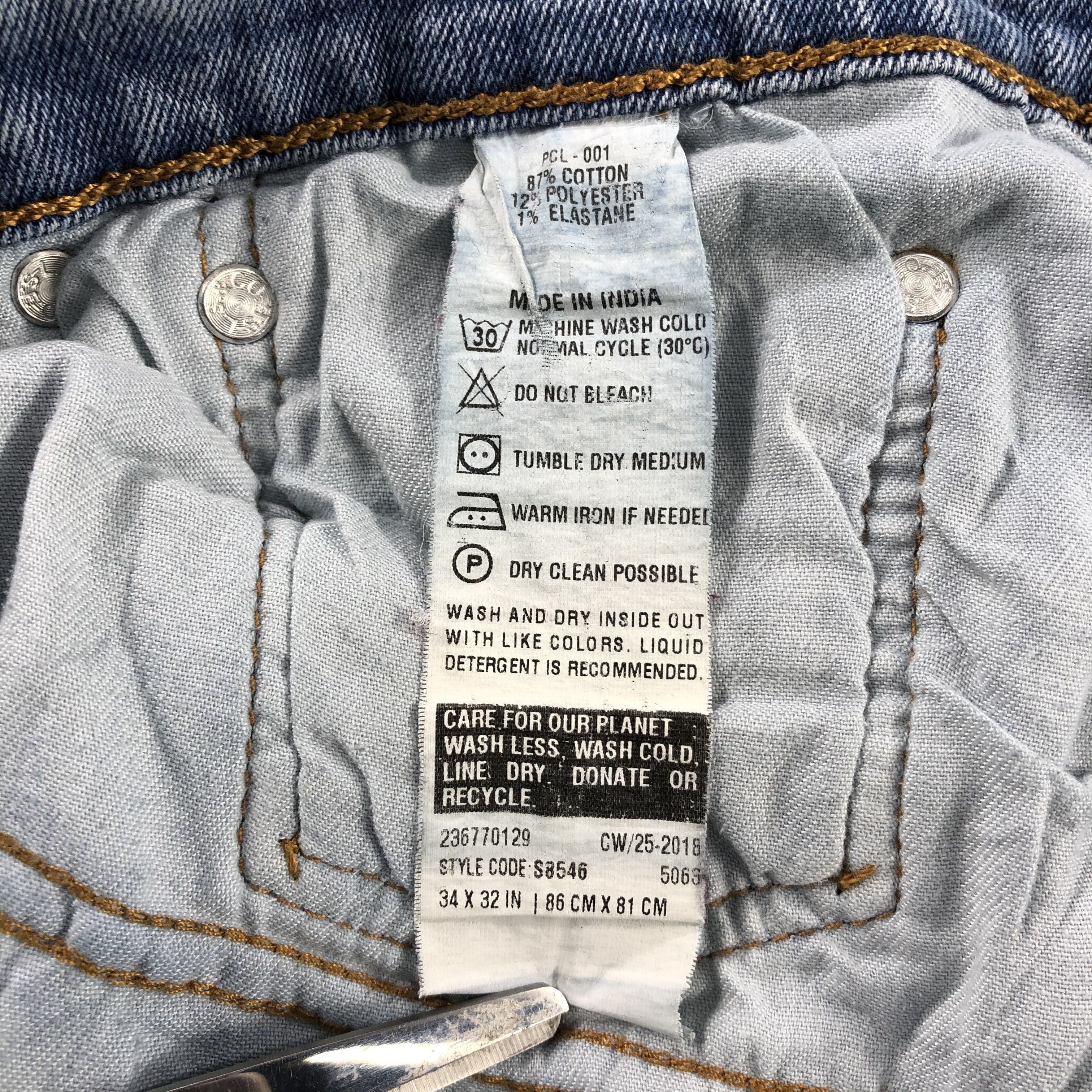 Levi's × Vintage Vintage Blue Wash Levis 513 Jeans-JM3176 Size US 33 - 12 Thumbnail
