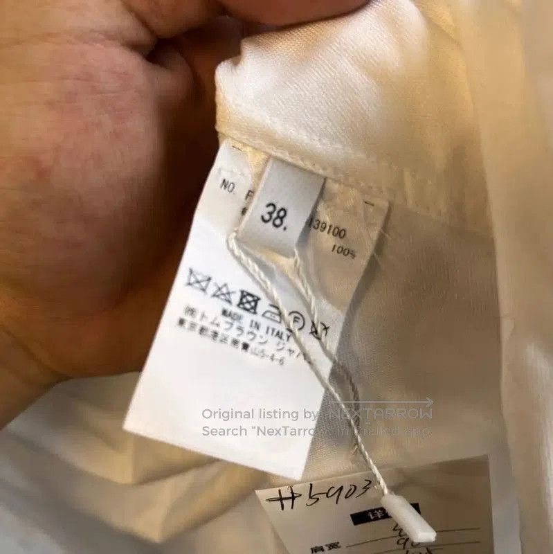 Thom Browne Thom Browne White Women's Shirt . Size M / US 6-8 / IT 42-44 - 4 Thumbnail