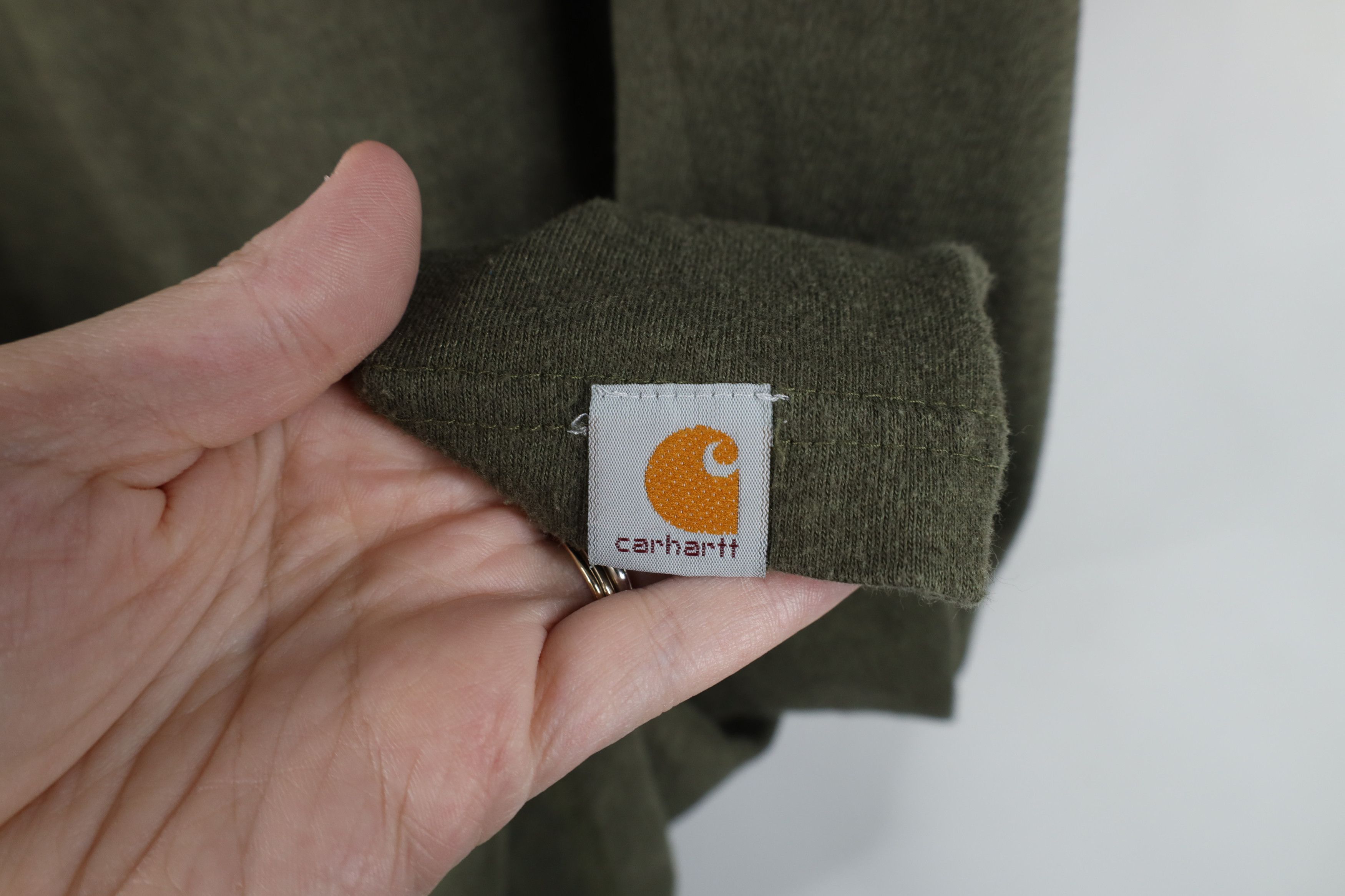 Carhartt Carhartt Spell Out Relaxed Fit Knit Short Sleeve T-Shirt Size US XL / EU 56 / 4 - 4 Thumbnail