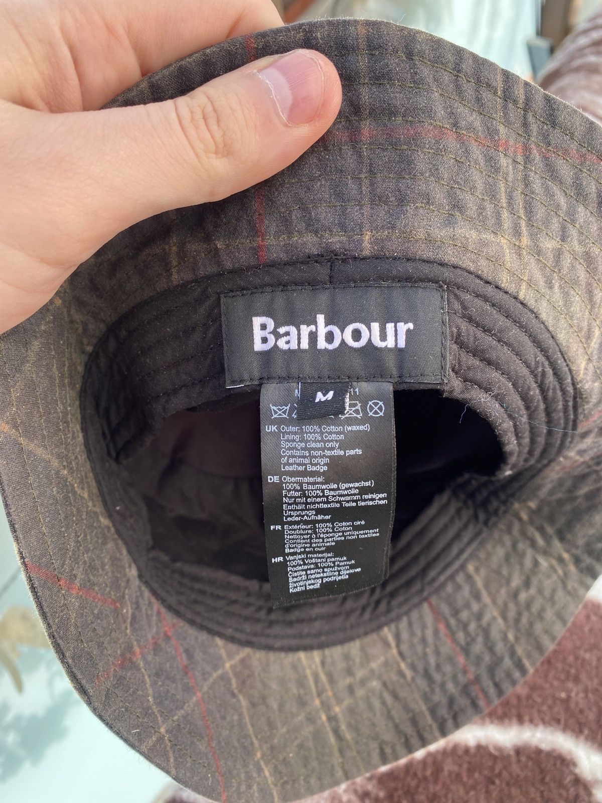 Barbour Barbour khaki bucket hat Size 30 - 2 Thumbnail