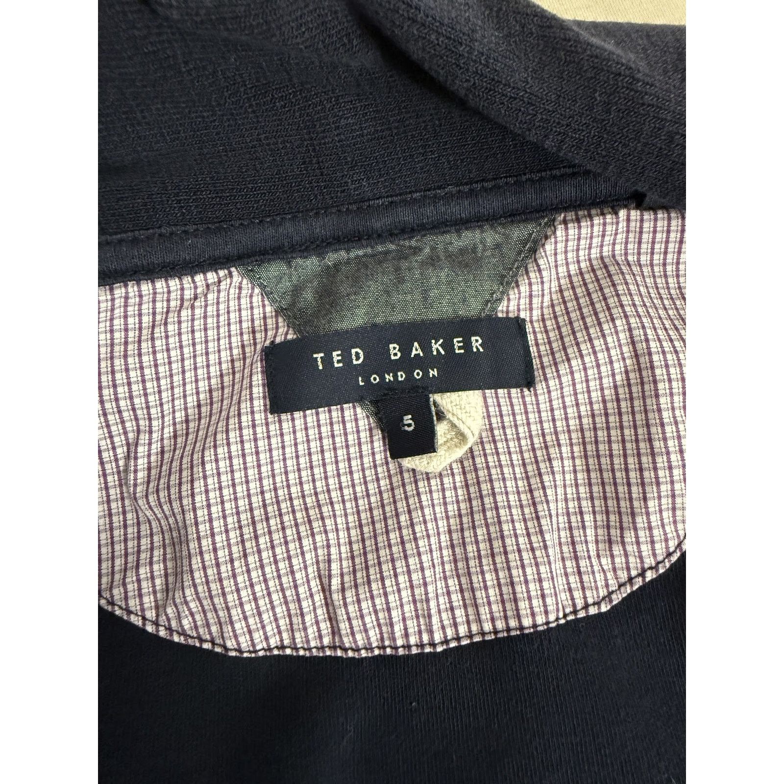 Ted Baker Ted Baker London Shawl Collar Cardigan in Navy - Size 5 Size US L / EU 52-54 / 3 - 3 Thumbnail
