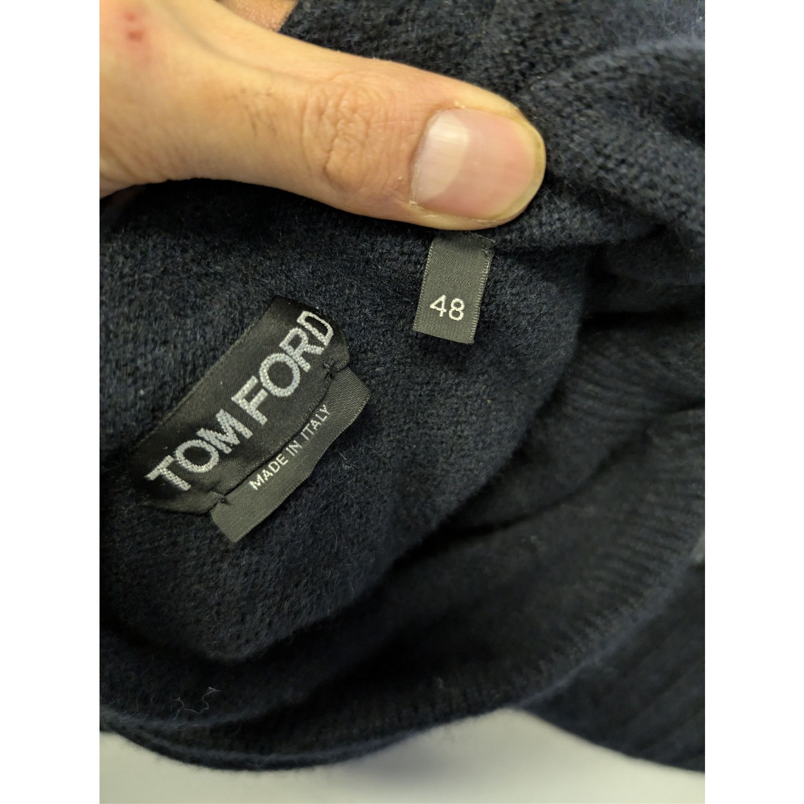 Tom Ford o1rshd1 CC20 Cashmere Hooded Sweatshirt in Black Size US M / EU 48-50 / 2 - 20 Thumbnail