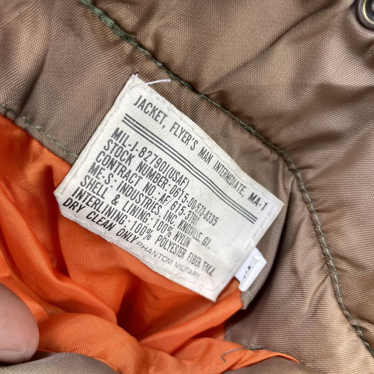 Japanese Brand Vintage Phatom Military Bomber Flight Jacket Ma 1 Size US M / EU 48-50 / 2 - 11 Thumbnail