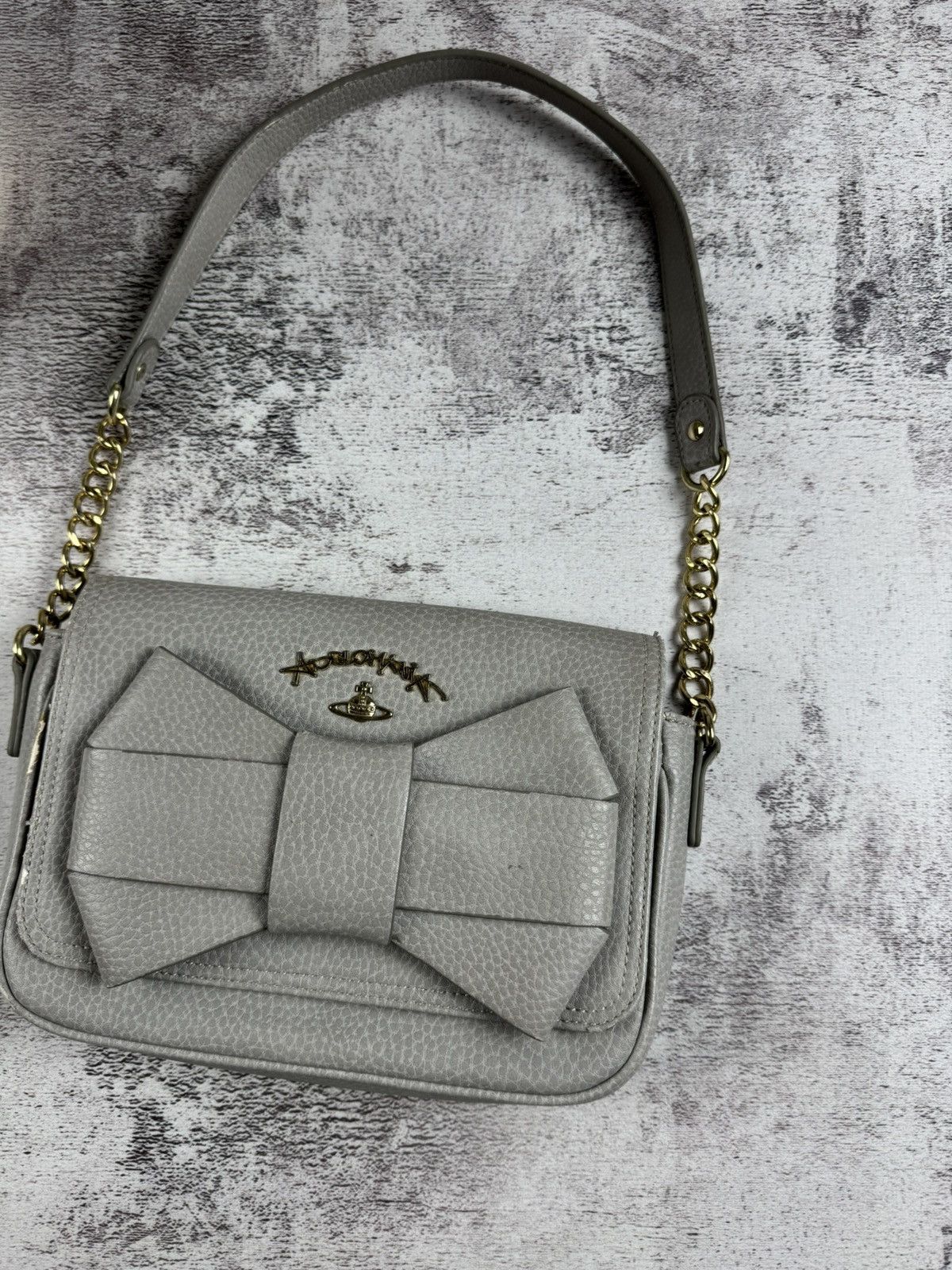Vivienne Westwood VIVIENNE WESTWOOD X ANGLOMANIA LEATHER RIBBON SHOULDER BAG Size ONE SIZE - 4 Thumbnail